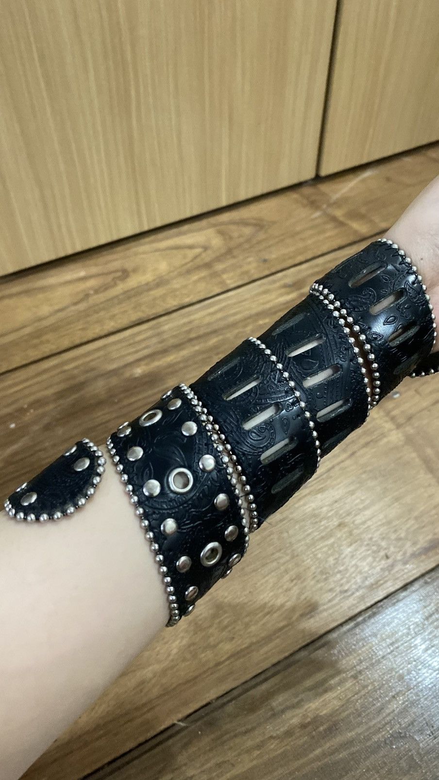 Vintage Y2K belt vintage leather Size ONE SIZE - 2 Thumbnail