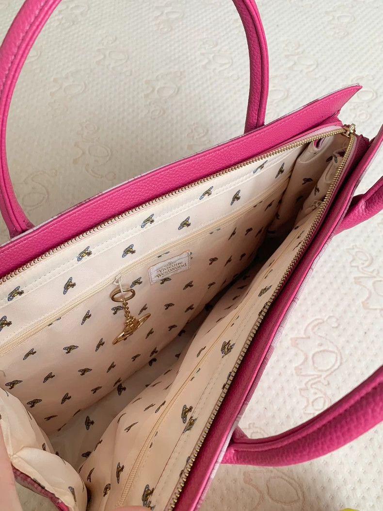 Vivienne Westwood Vivienne Westwood size os Pink leopard print Saturn briefca Size ONE SIZE - 7 Thumbnail