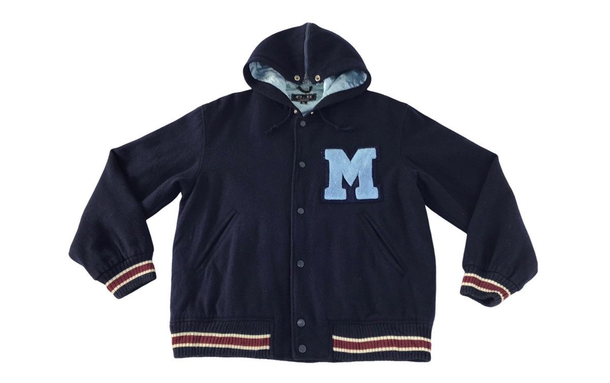 Japanese Brand × Vintage Vintage G&H Varsity Jacket Wool Big Logo(H) Hoodie Style Size US L / EU 52-54 / 3 - 1 Thumbnail