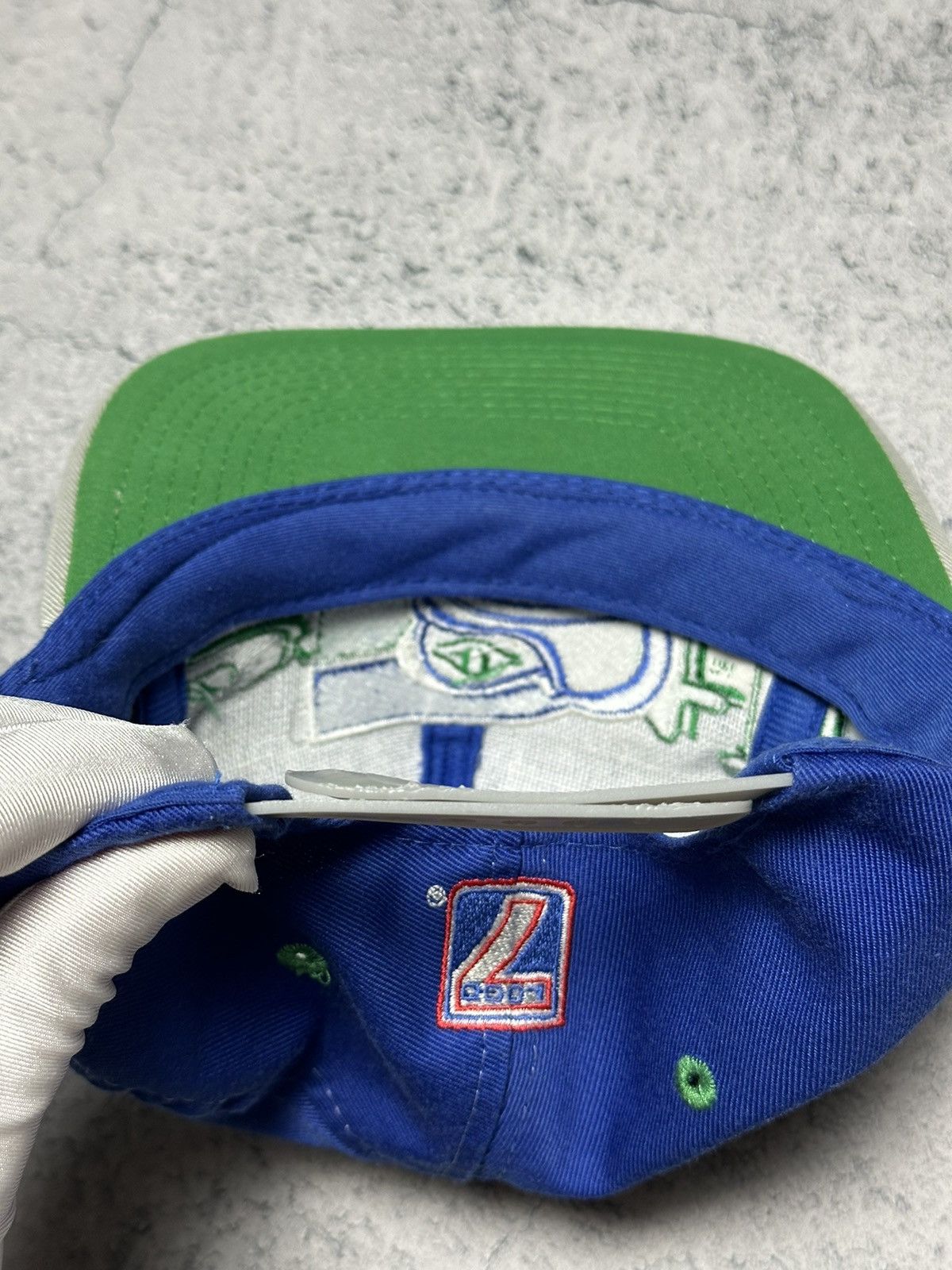 Logo 7 Vintage Seattle Seahawks NFL Logo 7 Cap Size ONE SIZE - 15 Thumbnail