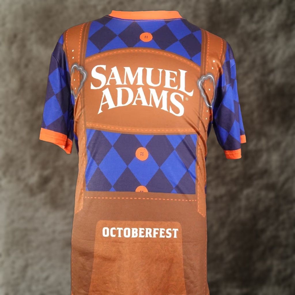 Vintage Samuel Adams Shirt Adult Large Oktoberfest Beer Festival Lederhosen Graphic Tee Size US L / EU 52-54 / 3 - 1 Thumbnail