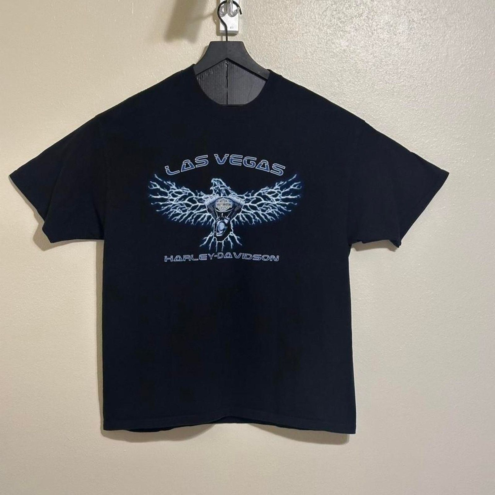 Harley Davidson Y2K Harley Davidson Ligthing Thunder Eagle T-shirt Size US XL / EU 56 / 4 - 1 Thumbnail