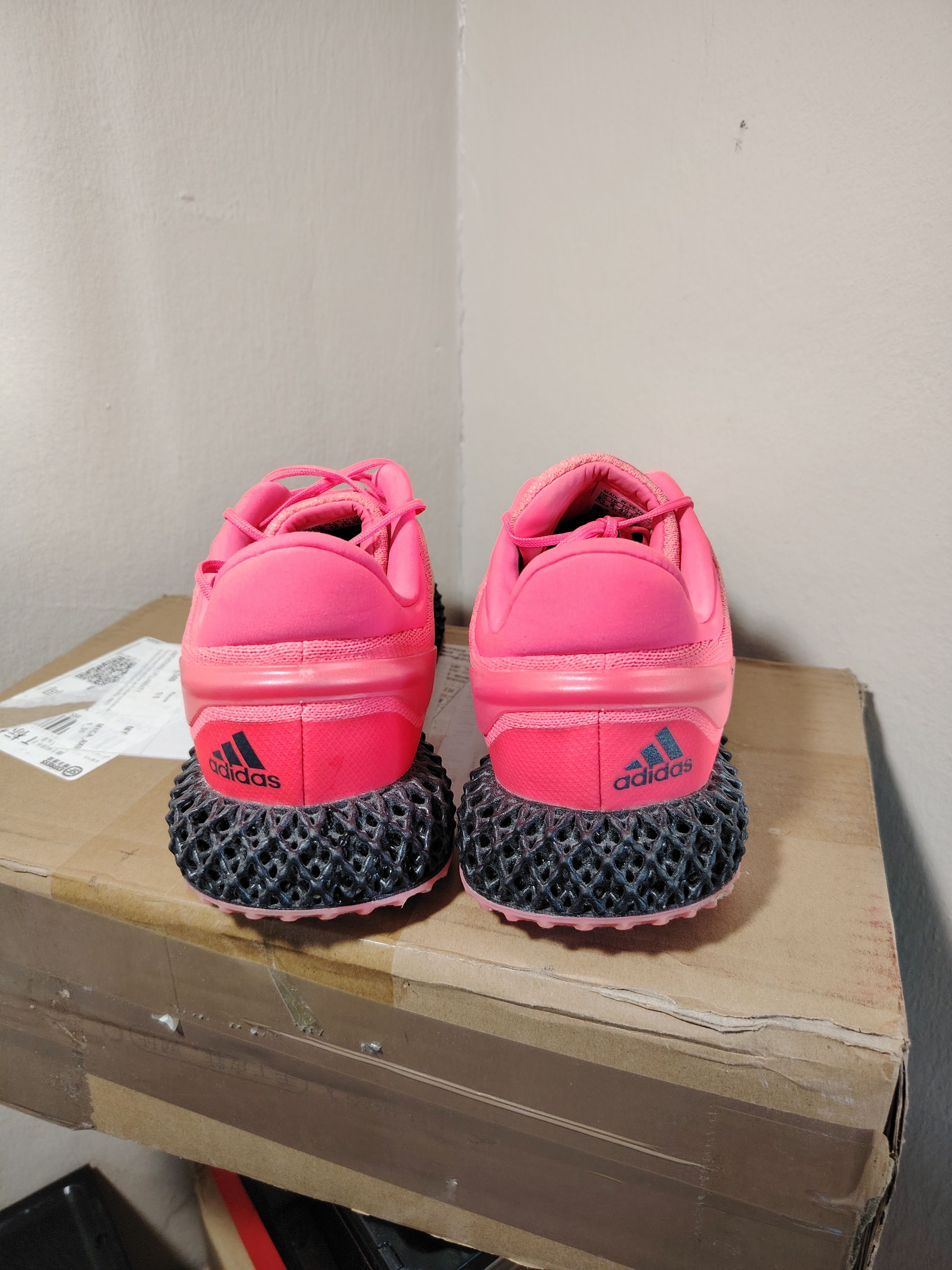 Adidas Adidas 4D Runner Signal Pink Free Shipping Size US 8.5 / EU 41-42 - 6 Thumbnail