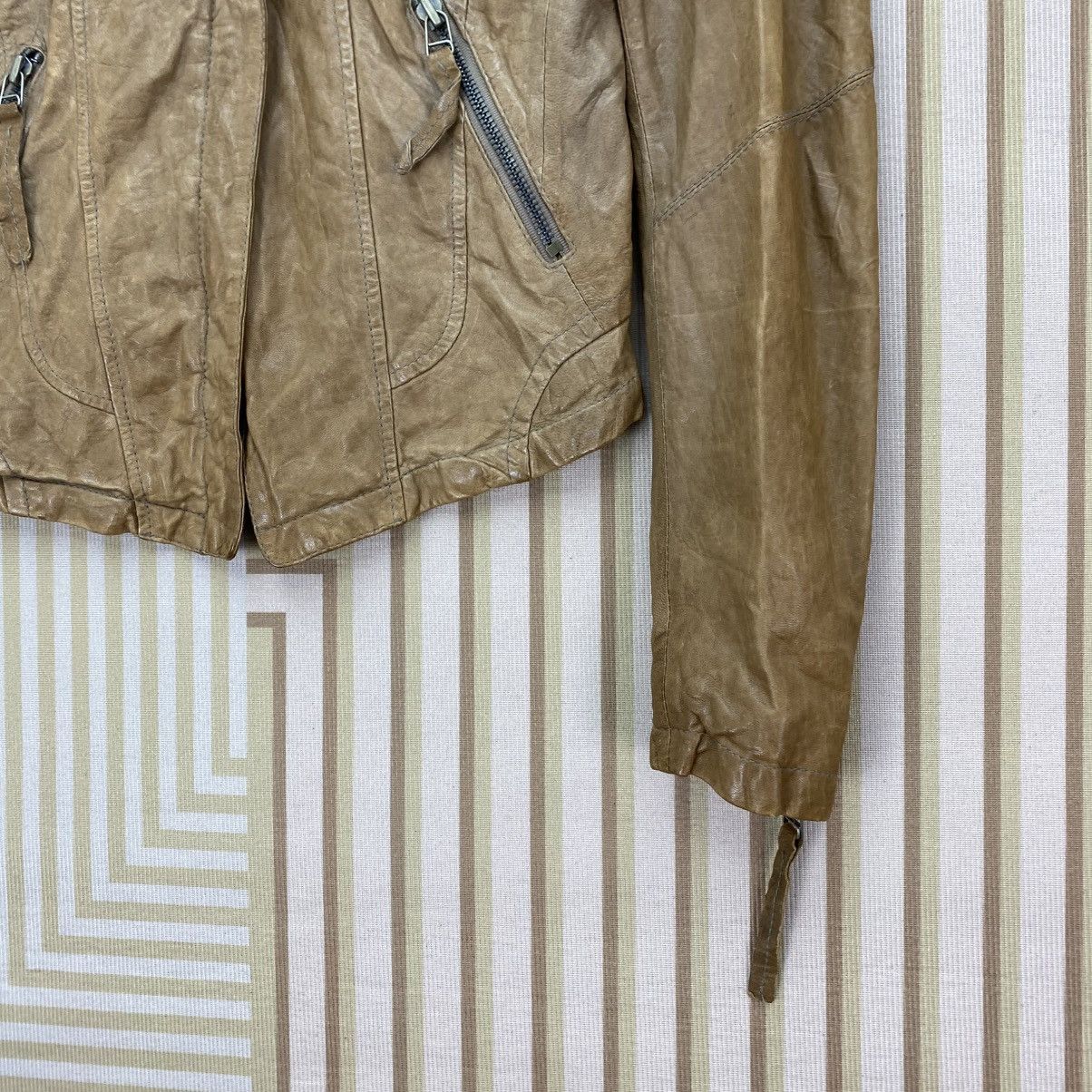 Japanese Brand 🫶Vintage Lamb Leather Biker Jacket Size M / US 6-8 / IT 42-44 - 6 Thumbnail