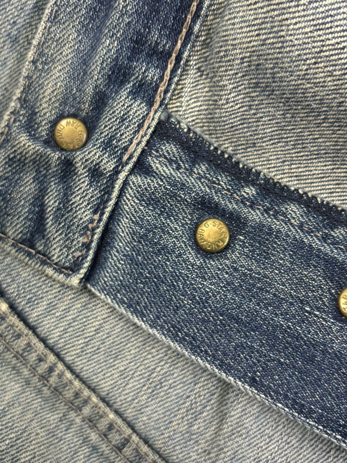 G-Star Vintage G-Star Raw Double Knee Style Mud Wash Baggy Jeans Size US 34 / EU 50 - 6 Thumbnail