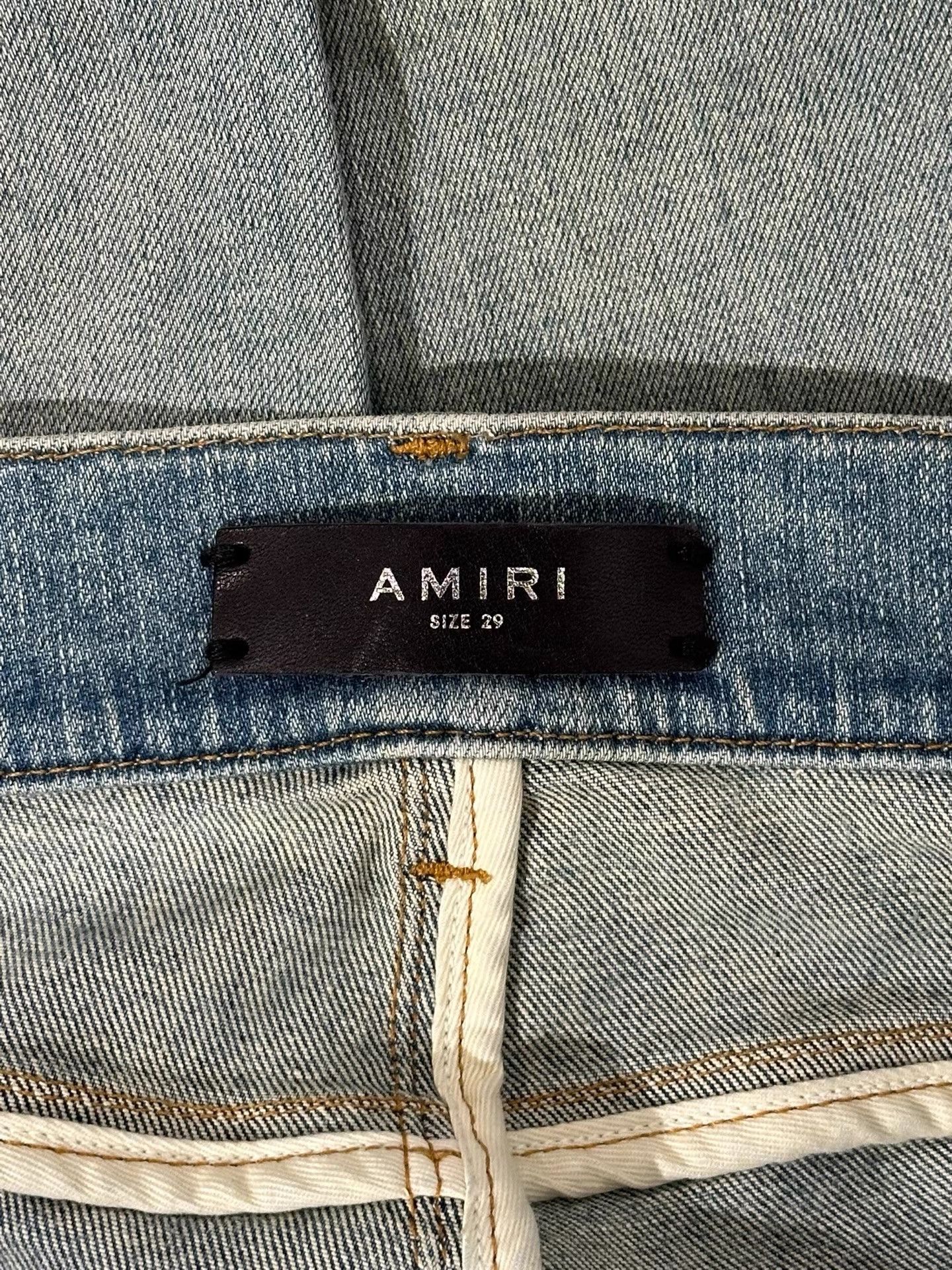 Amiri Amiri Blue Washed Vintage Denim Pants K35 Size US 29 - 9 Thumbnail