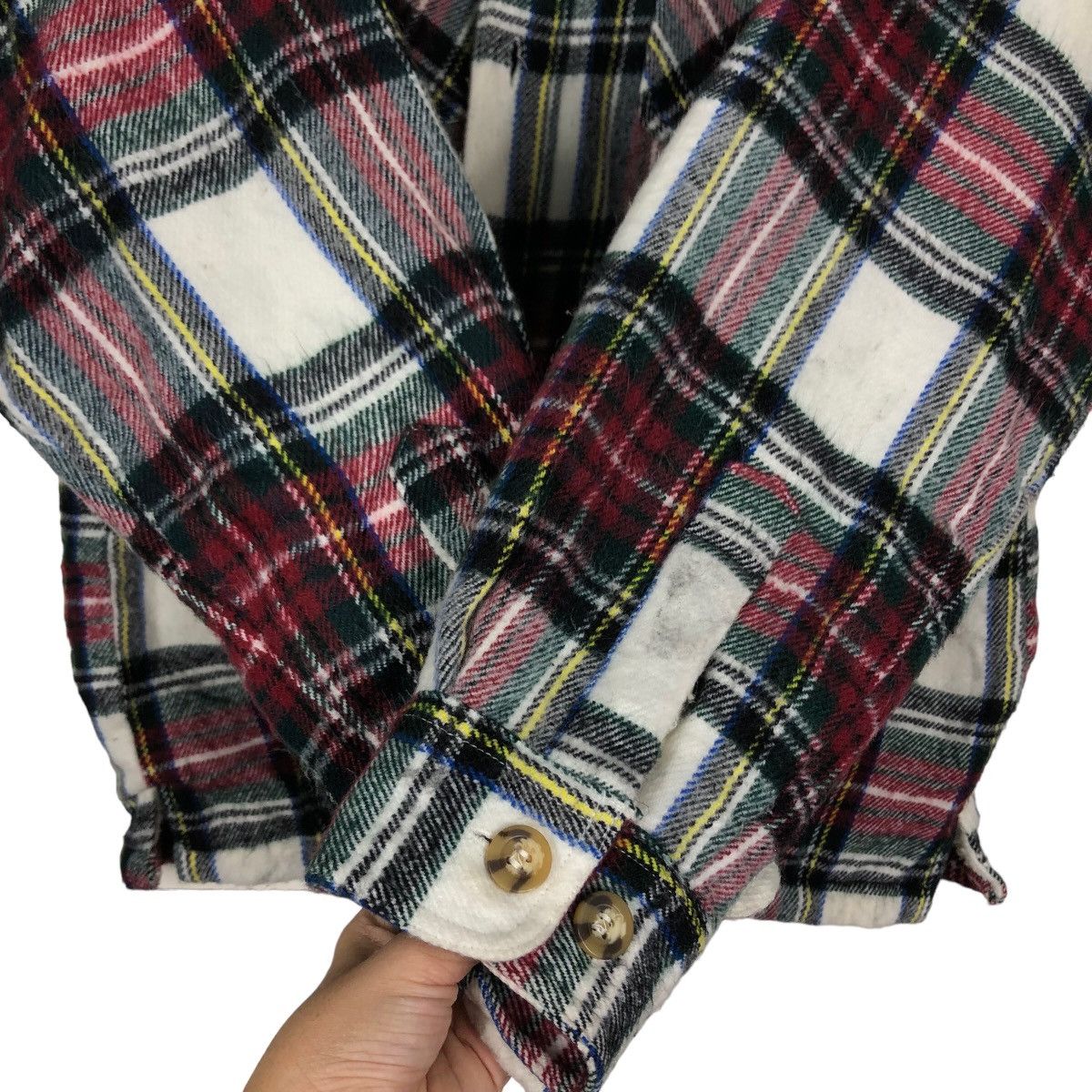 Flannel 🔥90’s Flannel Wool Jacket Machopemind Japan Issey Miyake Size US L / EU 52-54 / 3 - 12 Thumbnail
