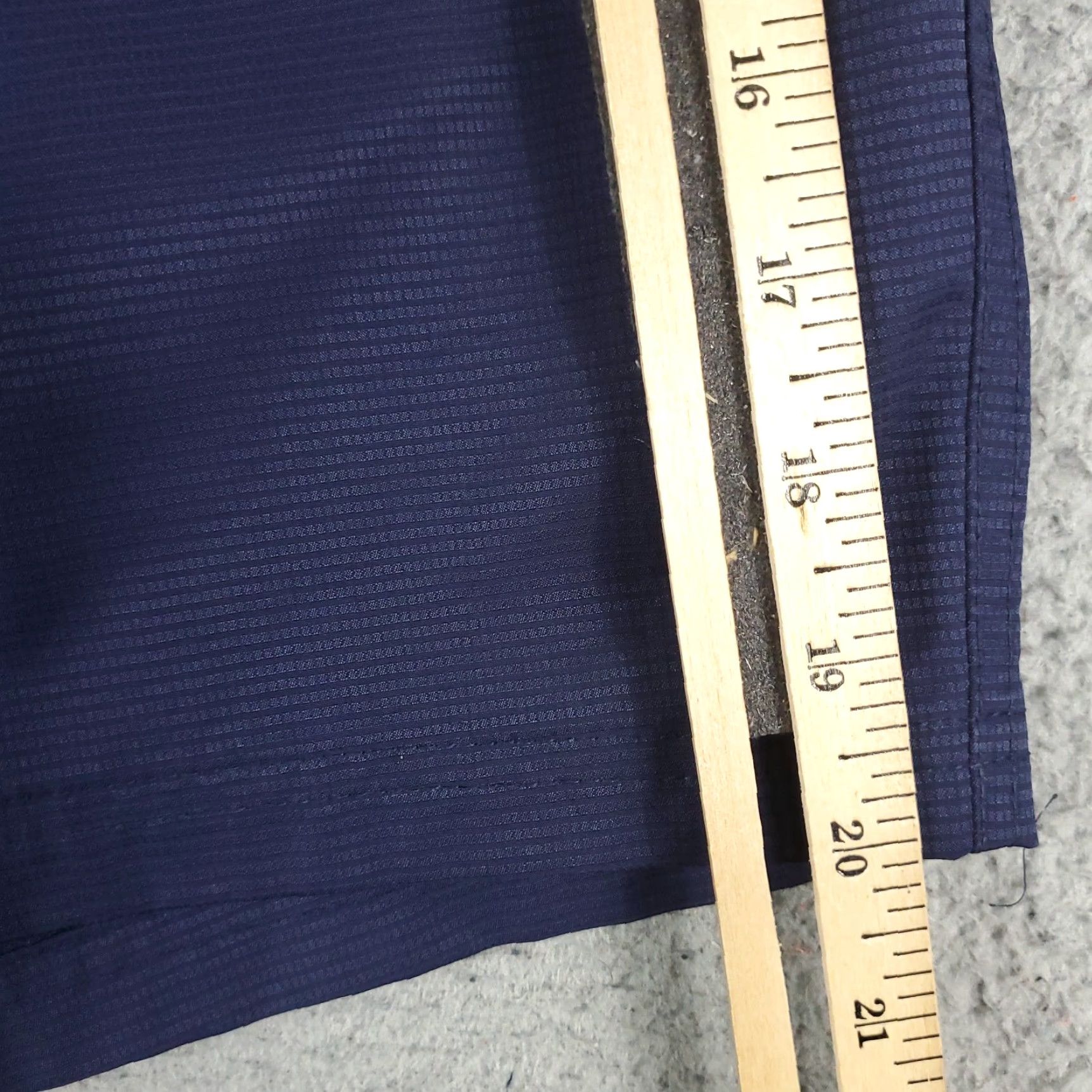 Vintage Pebble Beach Mens Chino Shorts 40 Blue Flat Front Casual Golf Pants Regular Belt Loops Logo Vintage No Size US 40 / EU 56 - 5 Thumbnail
