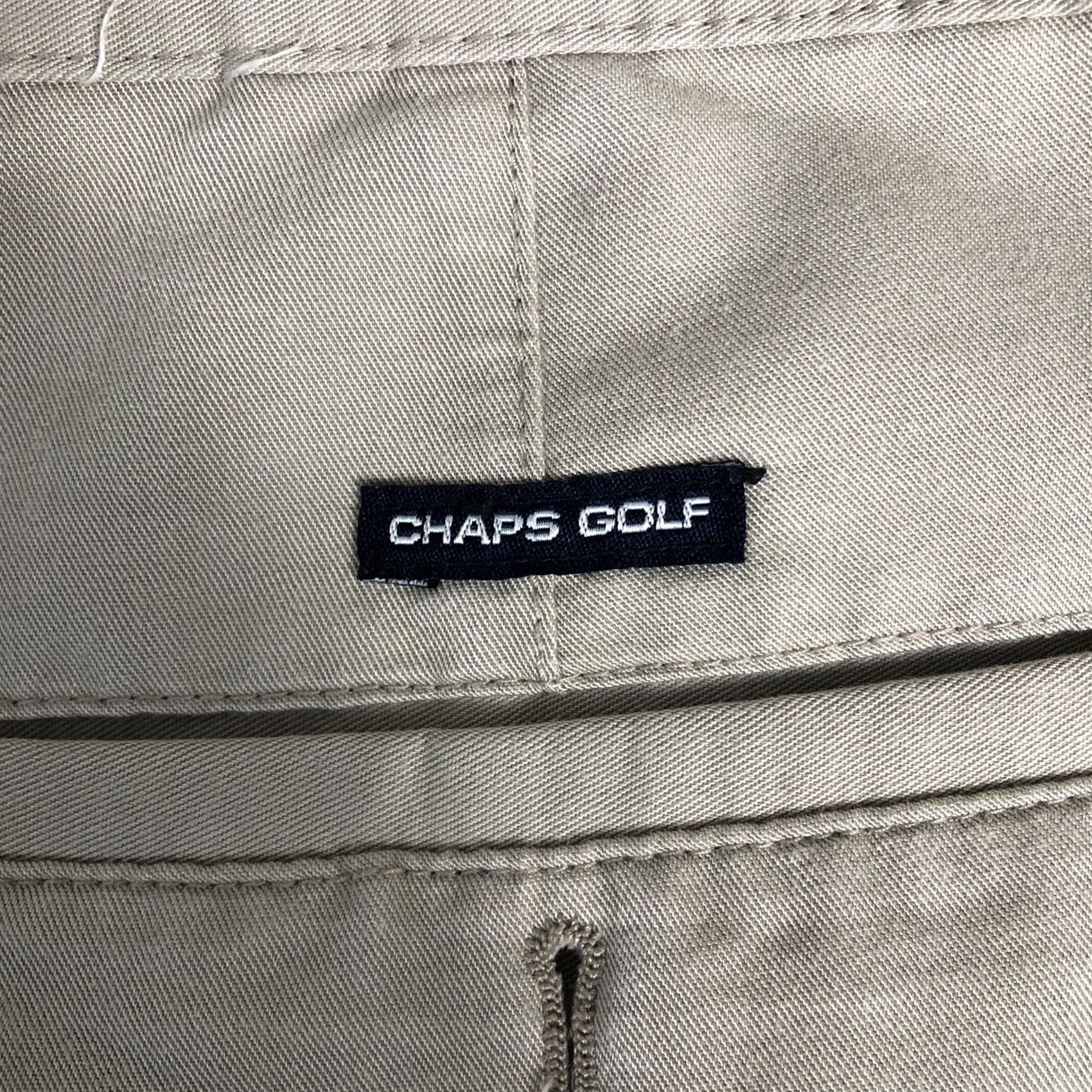 Chaps Chaps Golf Shorts Men 38 Beige Khaki Pleated 8 Inseam Regular Chino Summer Continental Zip Casual Shirt? Size US 38 / EU 54 - 4 Thumbnail