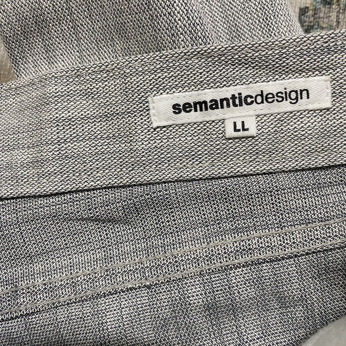 semanticdesign Semantic Design Striped Denim Flare Jeans Size US 33 - 16 Thumbnail