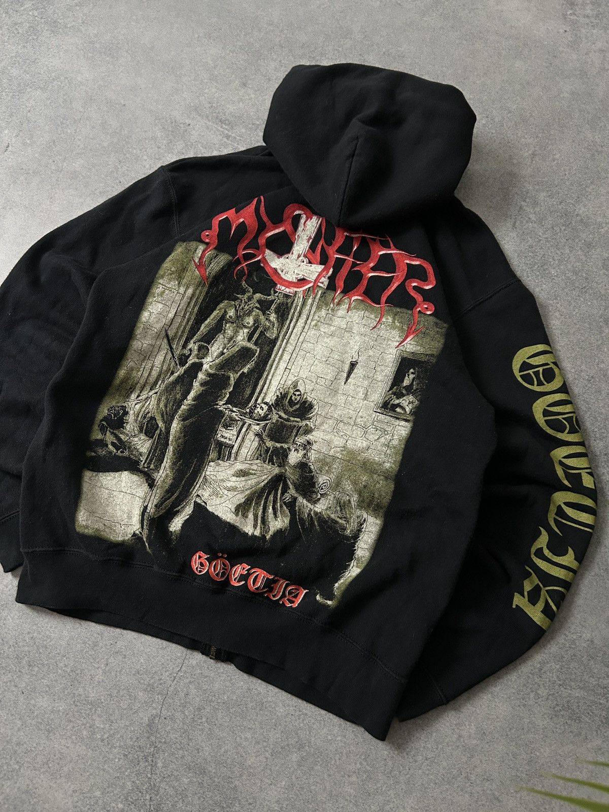 Band Tees Vintage Mysher Gothic big logo zip-hoodies mens metal rock Size US S / EU 44-46 / 1 - 3 Thumbnail