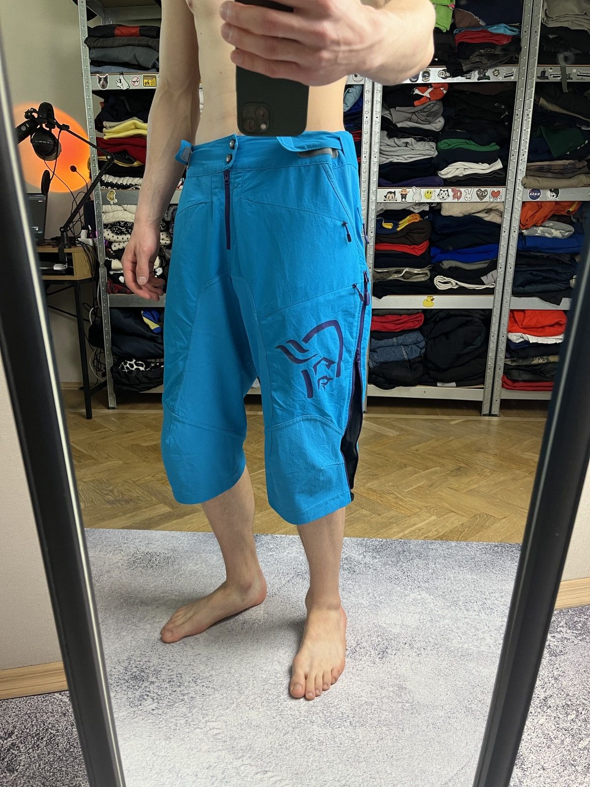 Norrona Rare Norrona Fjora Waterproof Multi Pocket Pro Shorts Size US 34 / EU 50 - 2 Thumbnail