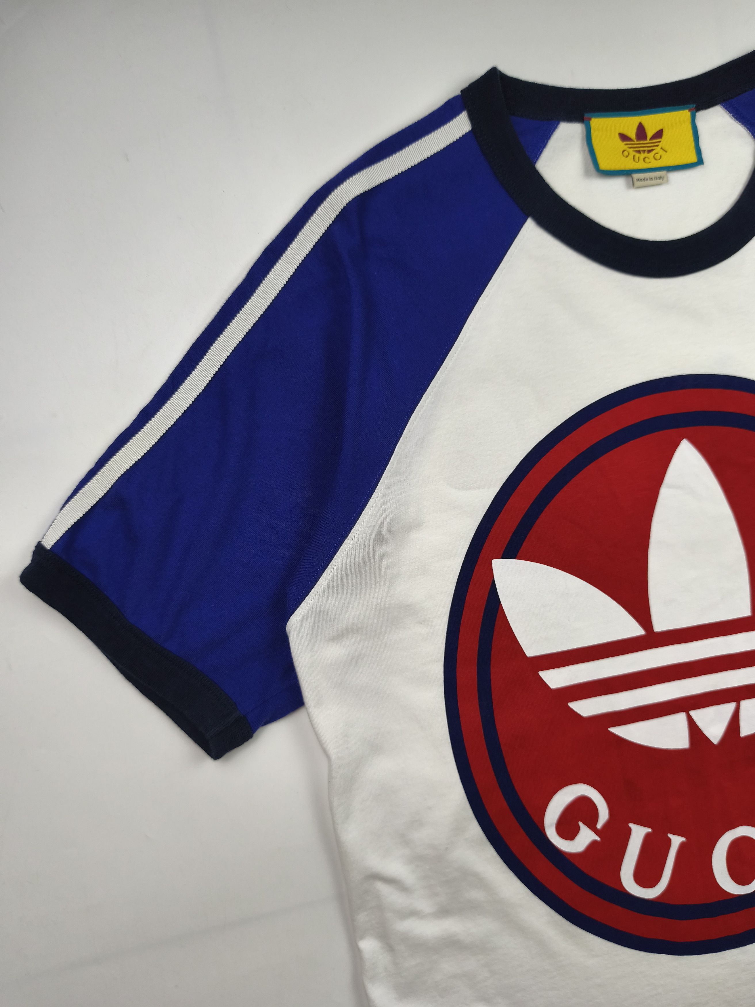 Adidas × Gucci Gucci x Adidas cotton jersey t-shirt Size US M / EU 48-50 / 2 - 5 Thumbnail