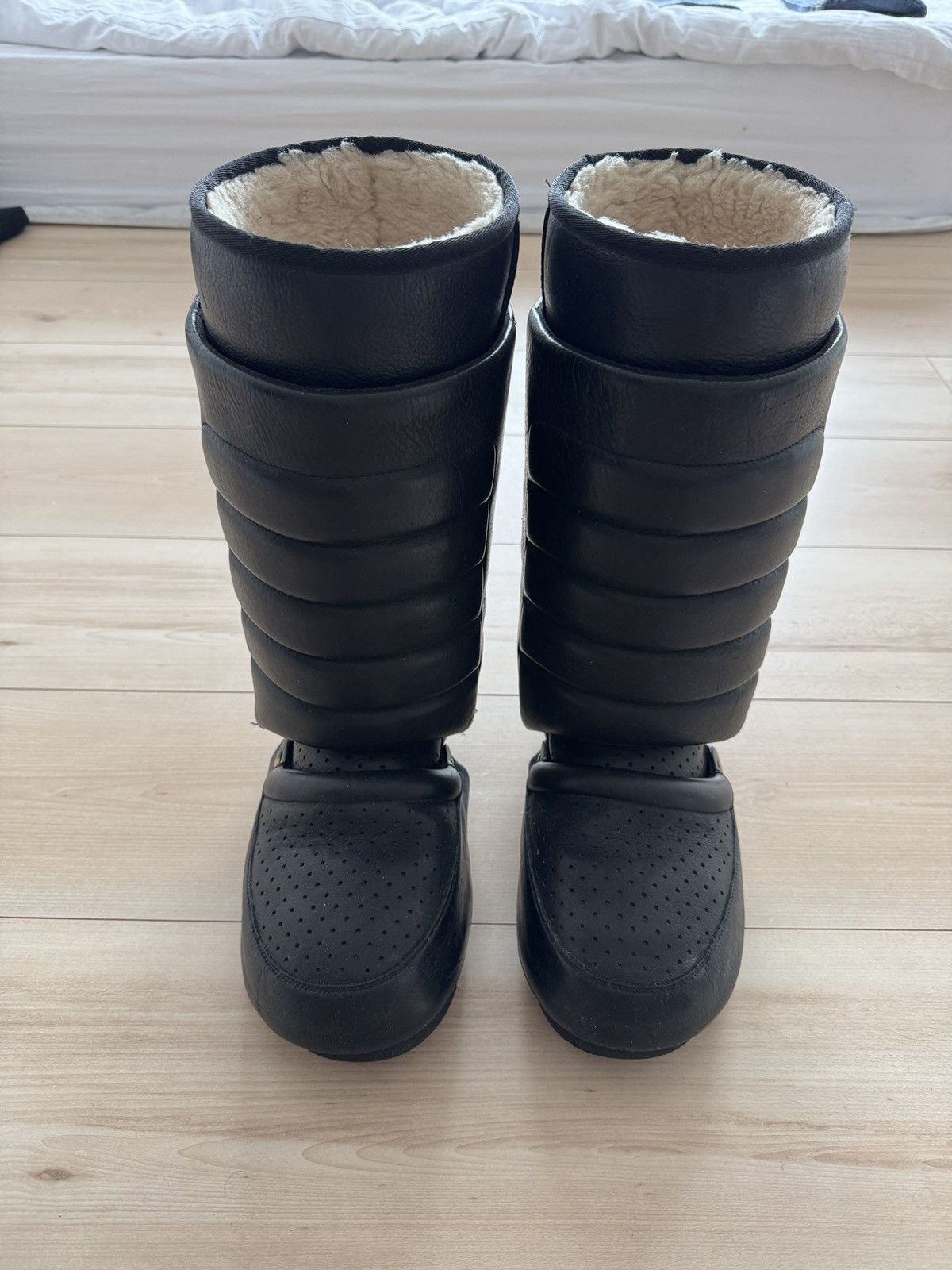 Hood By Air Shayne Oliver Ugg Armoured Tall Boots Size US 12 / EU 45 - 2 Thumbnail