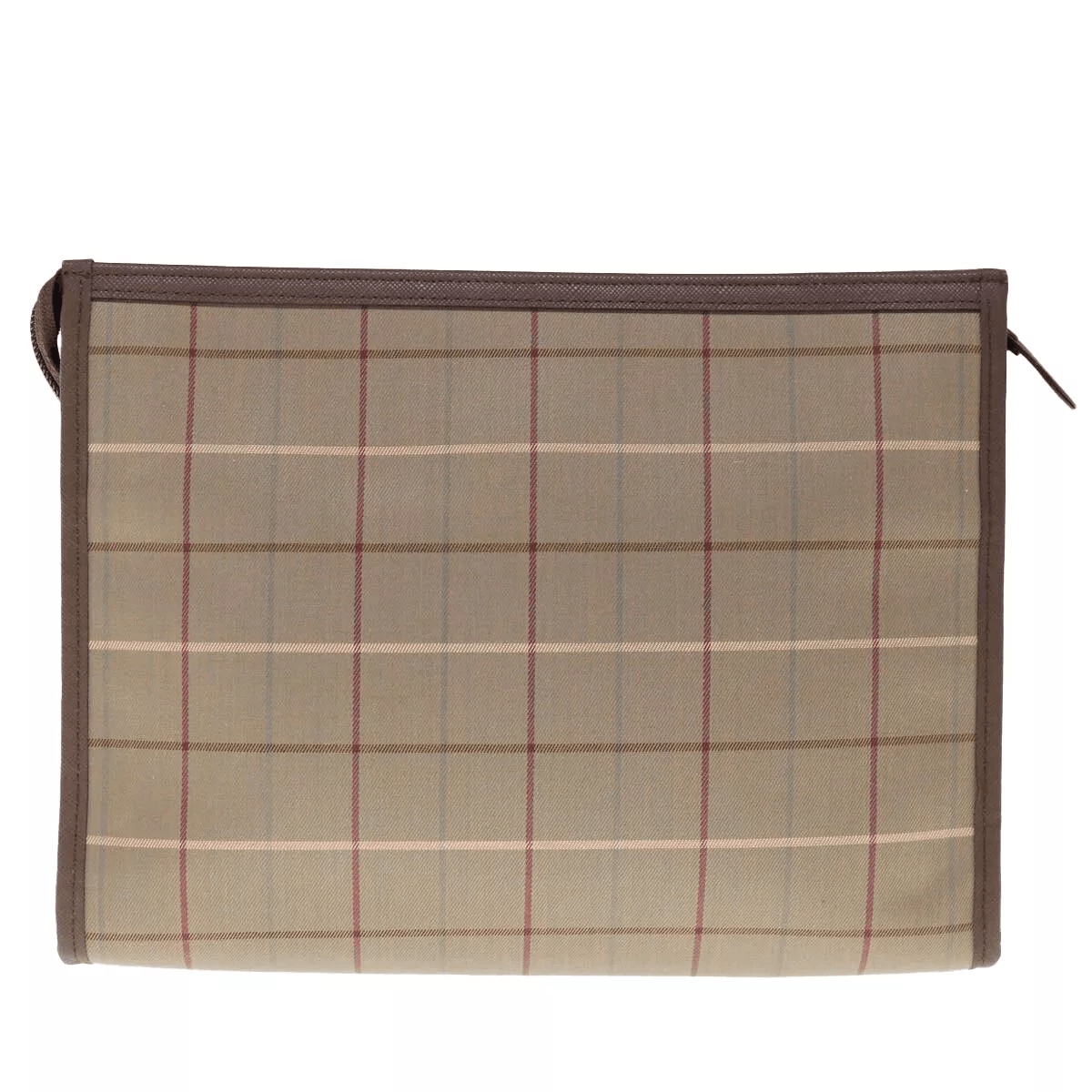 Burberry AUTHENTIC Burberrys Nova Check Clutch Bag Canvas Brown Size ONE SIZE - 9 Thumbnail