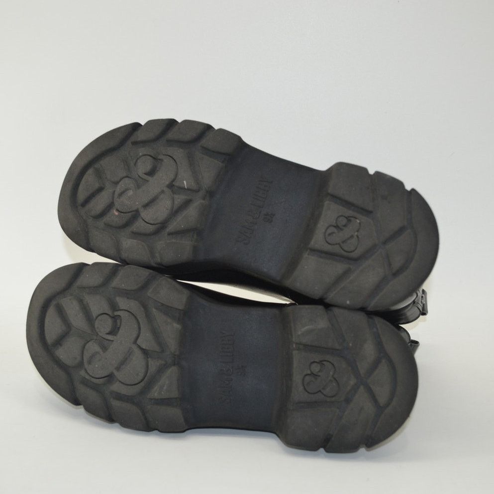 Other Sam & Libby Chunky Boots Whimsygothic Black Faux Leather 9.5 Size US 9.5 / IT 39.5 - 9 Thumbnail