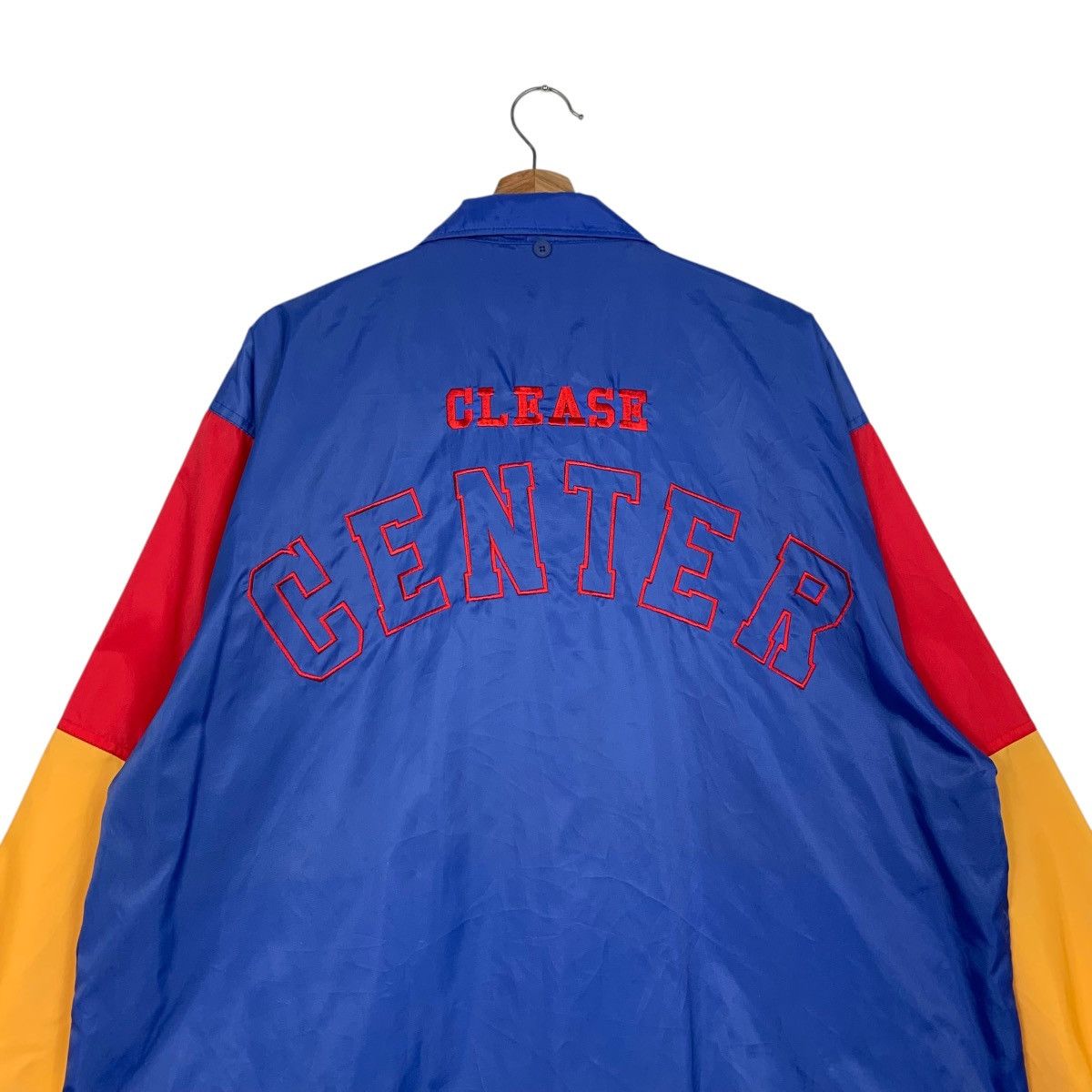 Japanese Brand CENTER CLEASE To Act Big Logo Coach Jacket #2469-C111 Size US L / EU 52-54 / 3 - 18 Thumbnail