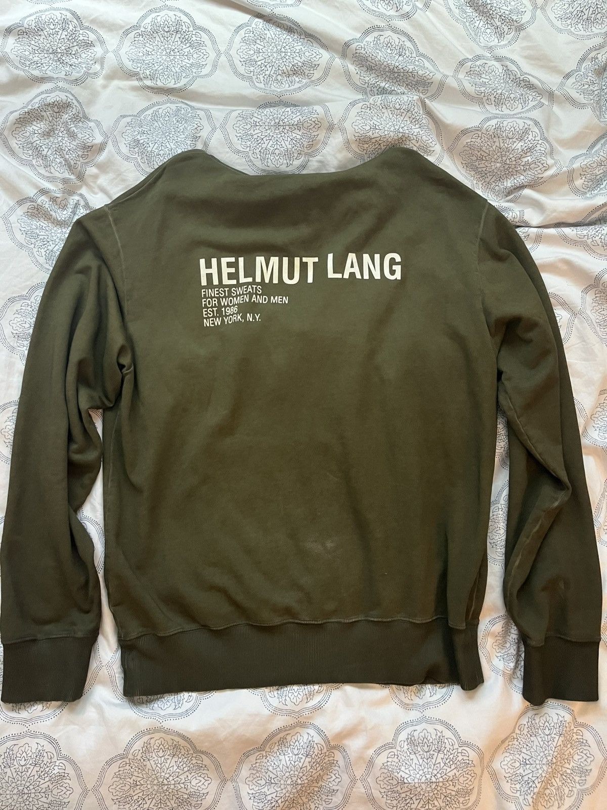 Helmut Lang Helmut Lang Forest Green Hoodie Size US XL / EU 56 / 4 - 2 Thumbnail