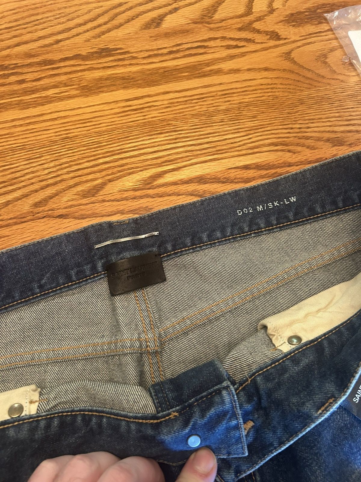 Saint Laurent Paris Saint Laurent Denim Jean Size US 34 / EU 50 - 3 Thumbnail