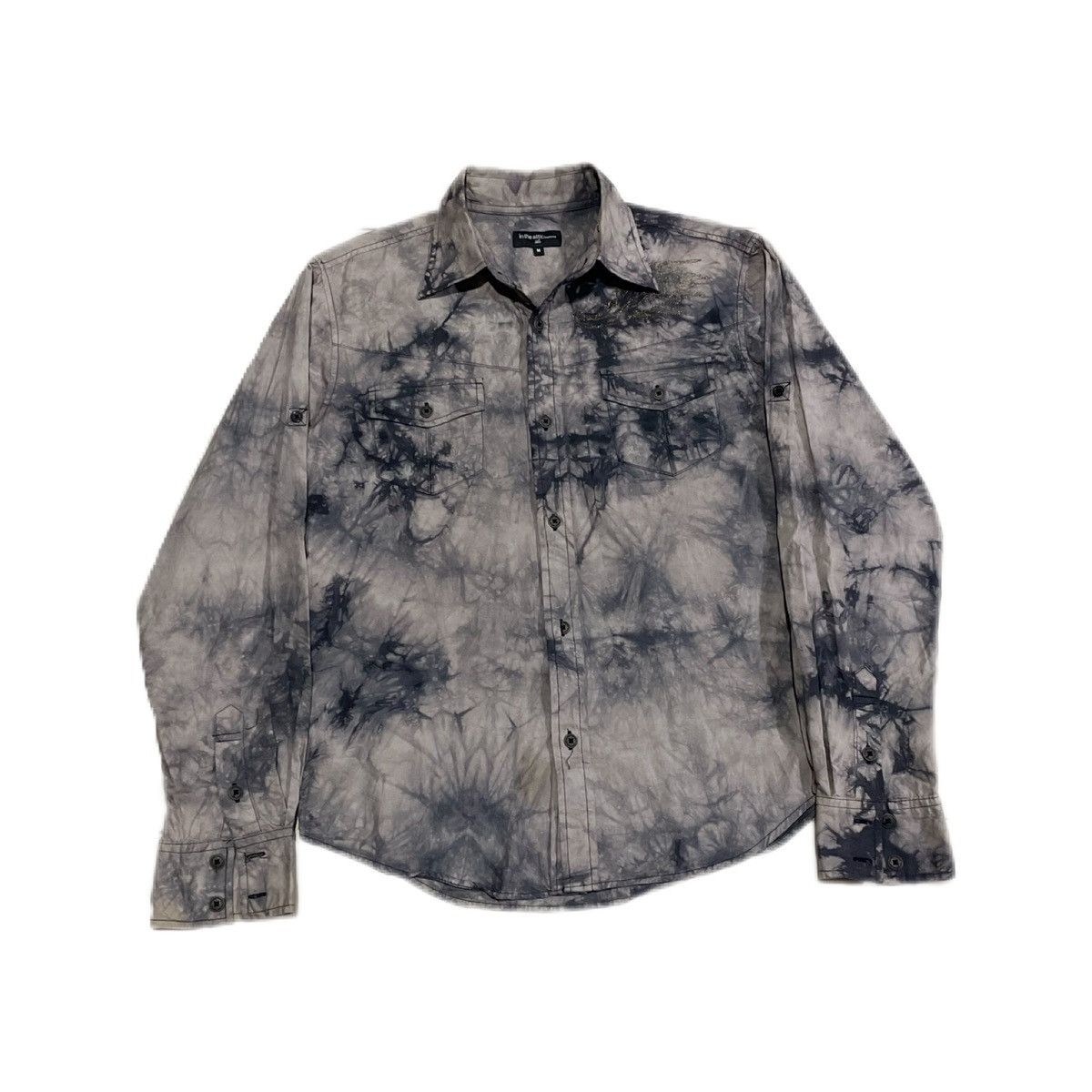 14th Addiction × If Six Was Nine × Japanese Brand 🔥Sick Y2K In The Attic Homme Shirt Acid Phoenix Embroidered Size US M / EU 48-50 / 2 - 2 Thumbnail