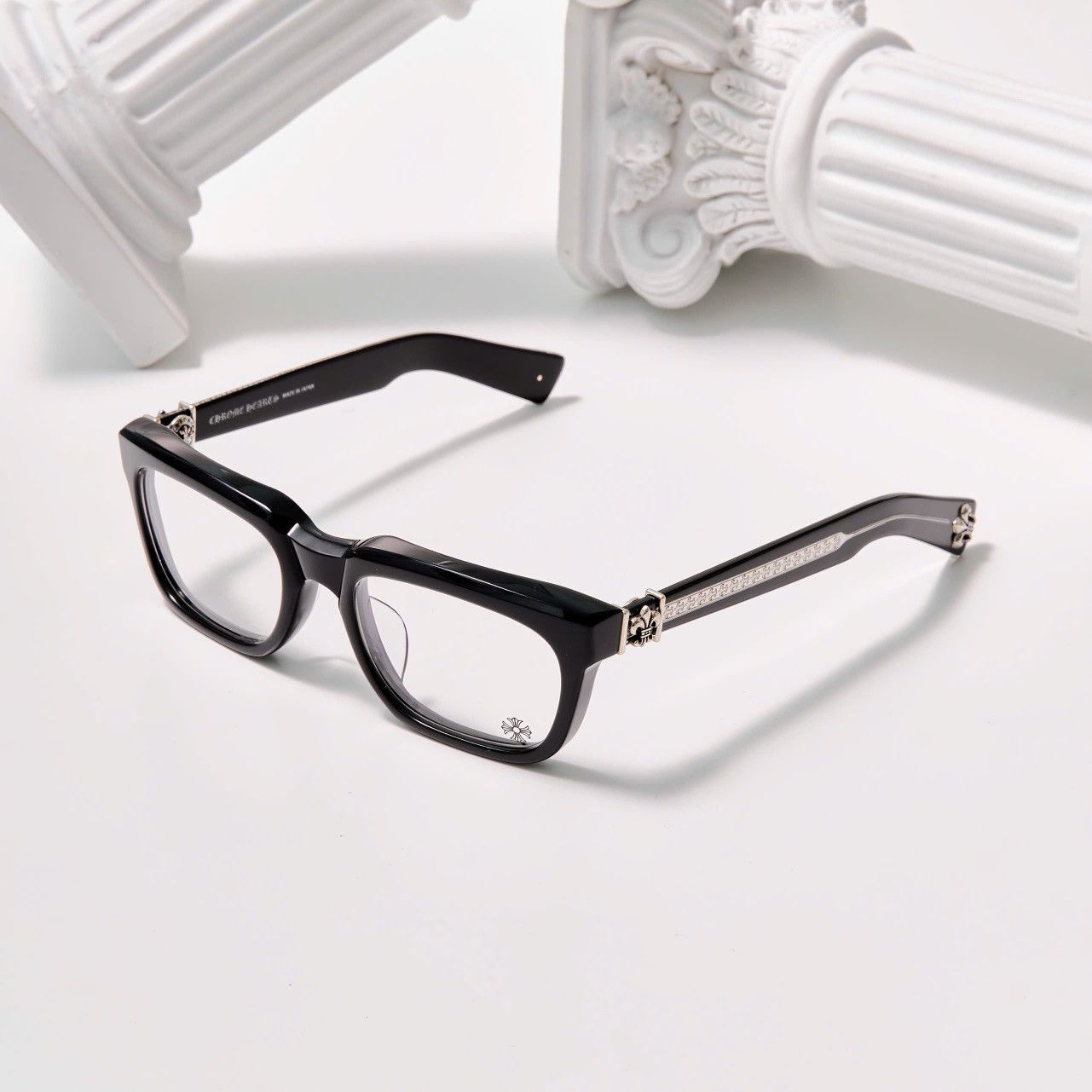 Chrome Hearts CHROME HEARTS SEE YOU IN TEA BLACK GLASSES Size ONE SIZE - 1 Thumbnail