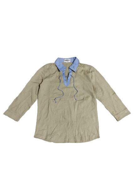 Kensho Abe Kensho Abe Sports Lace Up Polo Tee Size S / US 4 / IT 40 - 1 Thumbnail