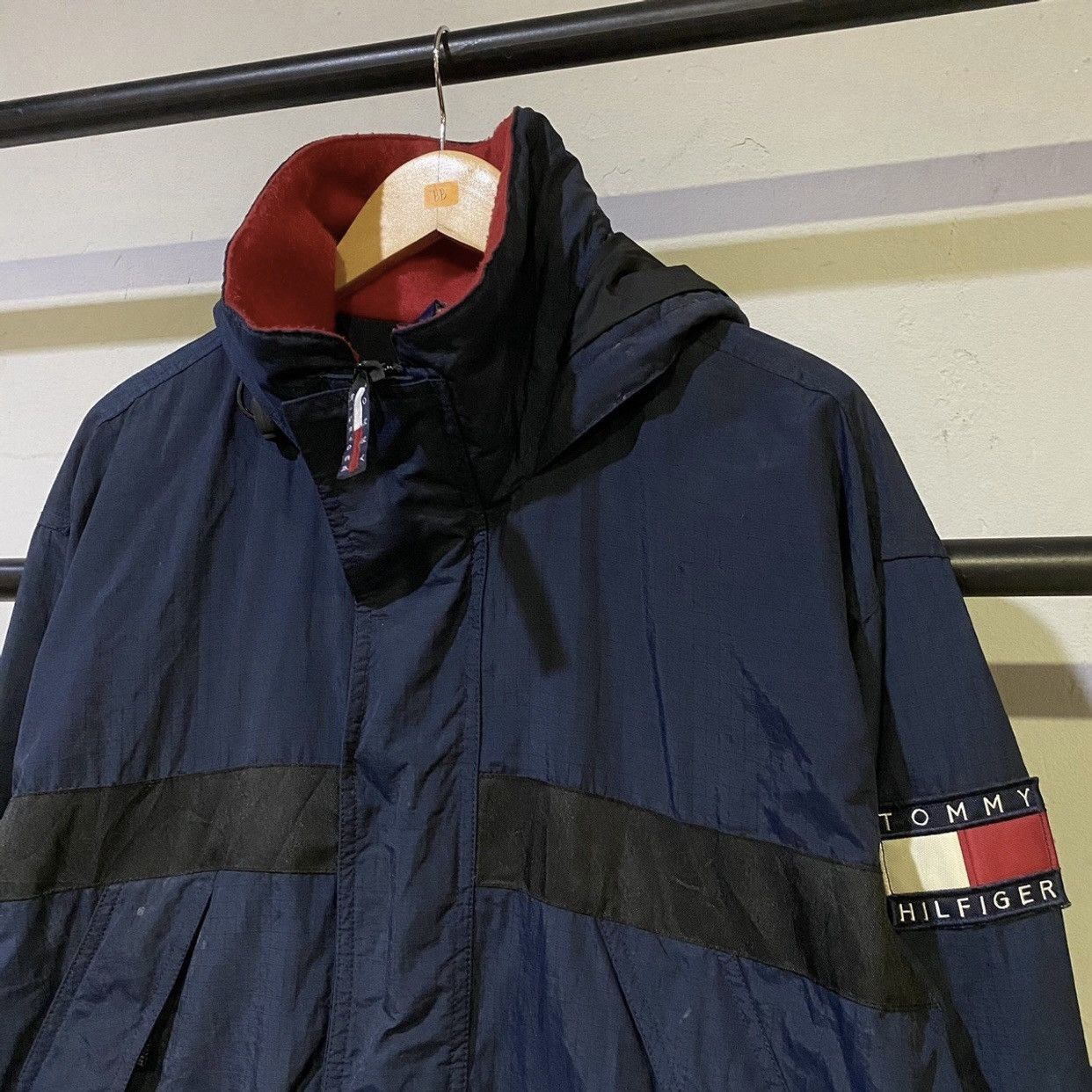 Tommy Hilfiger × Vintage Tommy Hilfiger Men's Navy Parka Hood Jackets Size US M / EU 48-50 / 2 - 4 Thumbnail