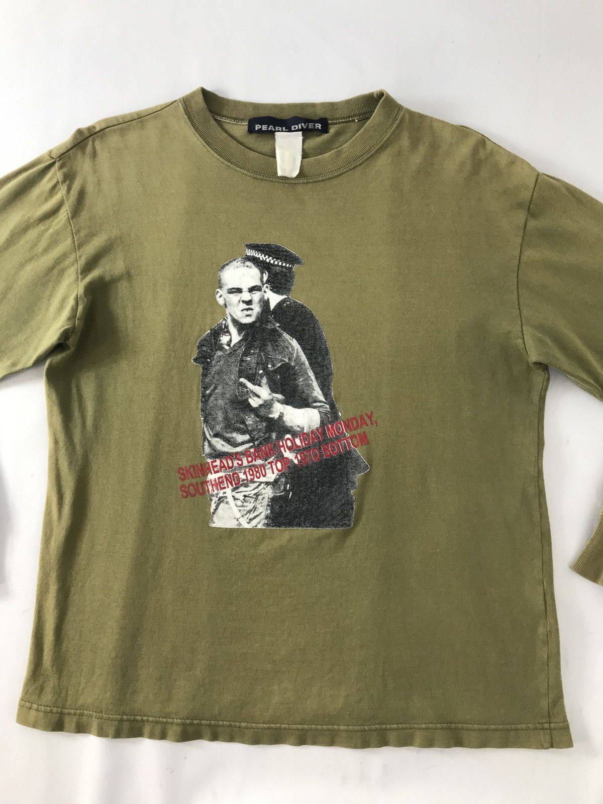 Other 90s Pearl Diver Tokyo Japan Skinhead Bank Printed Tee Size US M / EU 48-50 / 2 - 3 Thumbnail