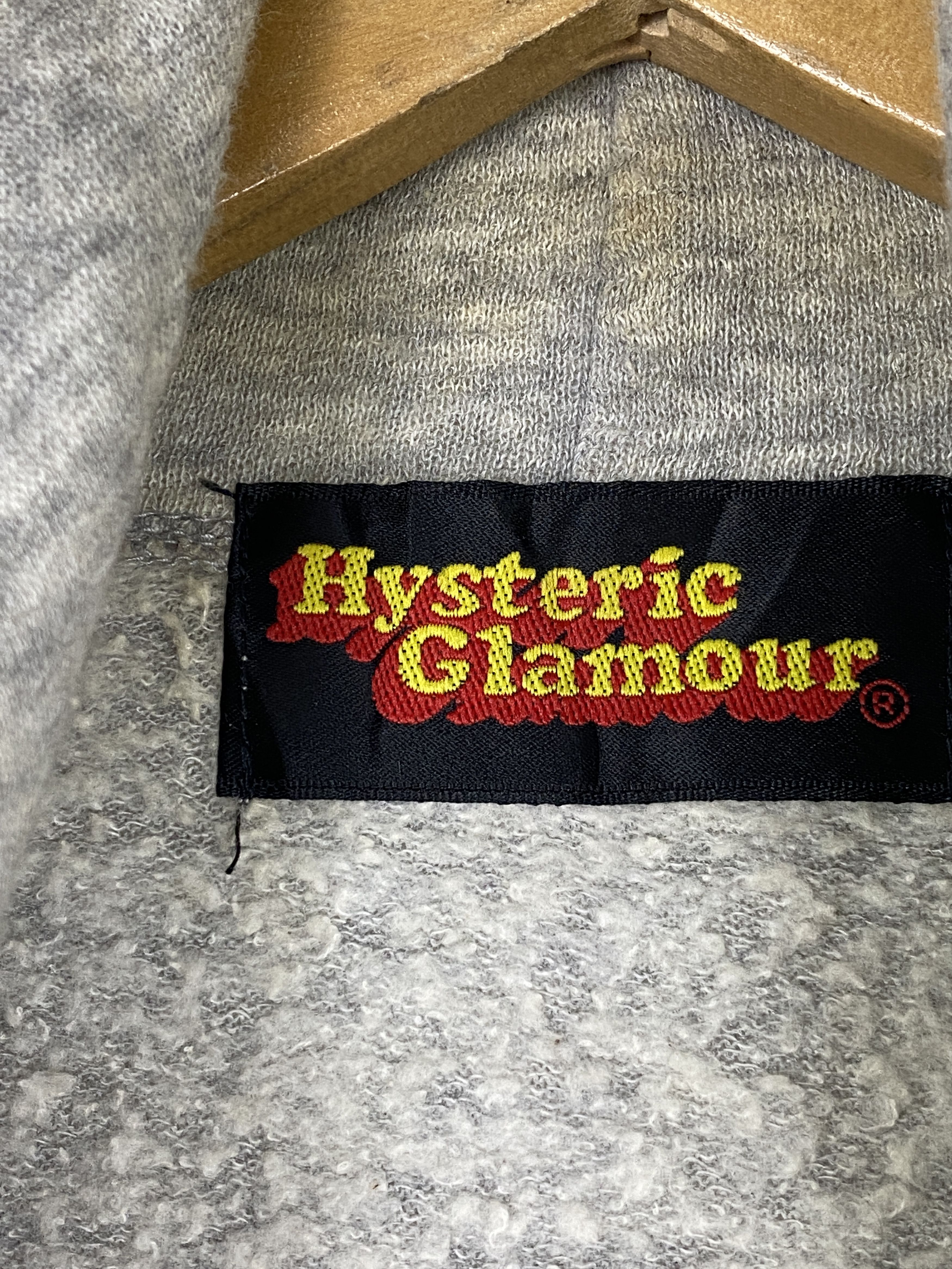 Designer × Hysteric Glamour × Vintage Vintage Hysteric Glamour Spell Out Backhit Hoodie J1963 Size US XXS / EU 40 - 5 Thumbnail