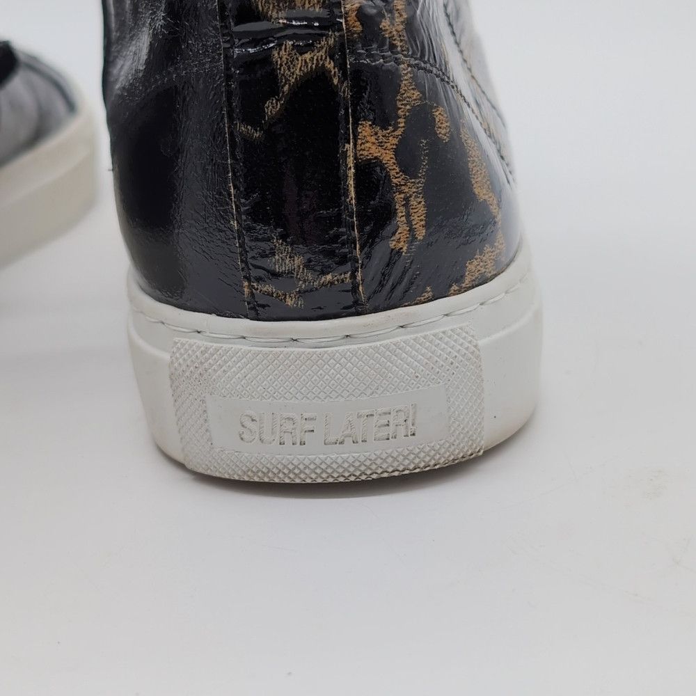 P448 P448 OOP Celebrity Skate Sz 10.5 Black and Gold Leopard Hig Size US 10.5 / IT 40.5 - 6 Thumbnail