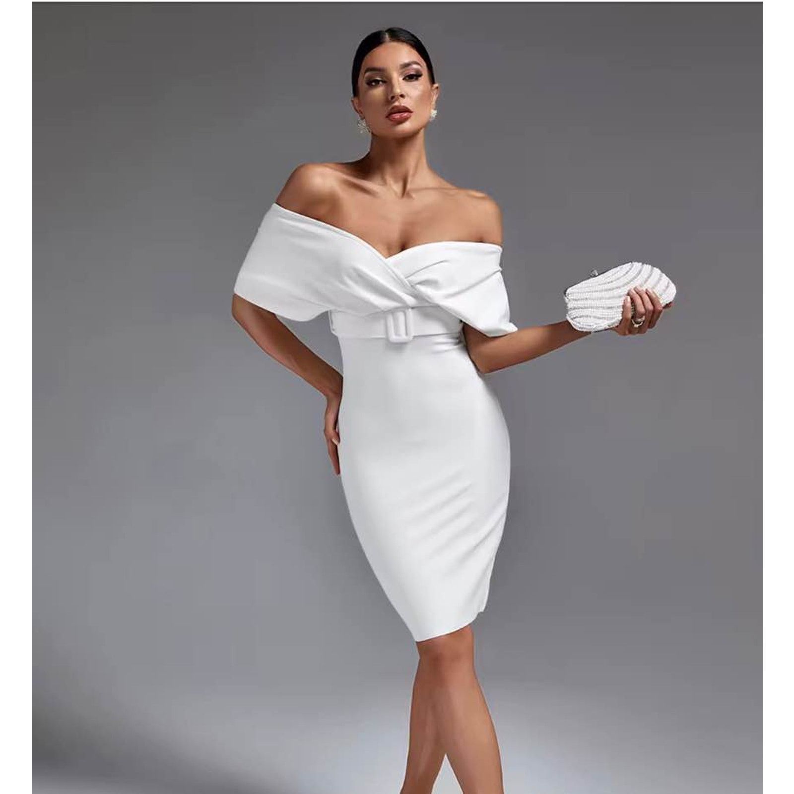 Other New White midi dress size XS Size XS / US 0-2 / IT 36-38 - 1 Thumbnail