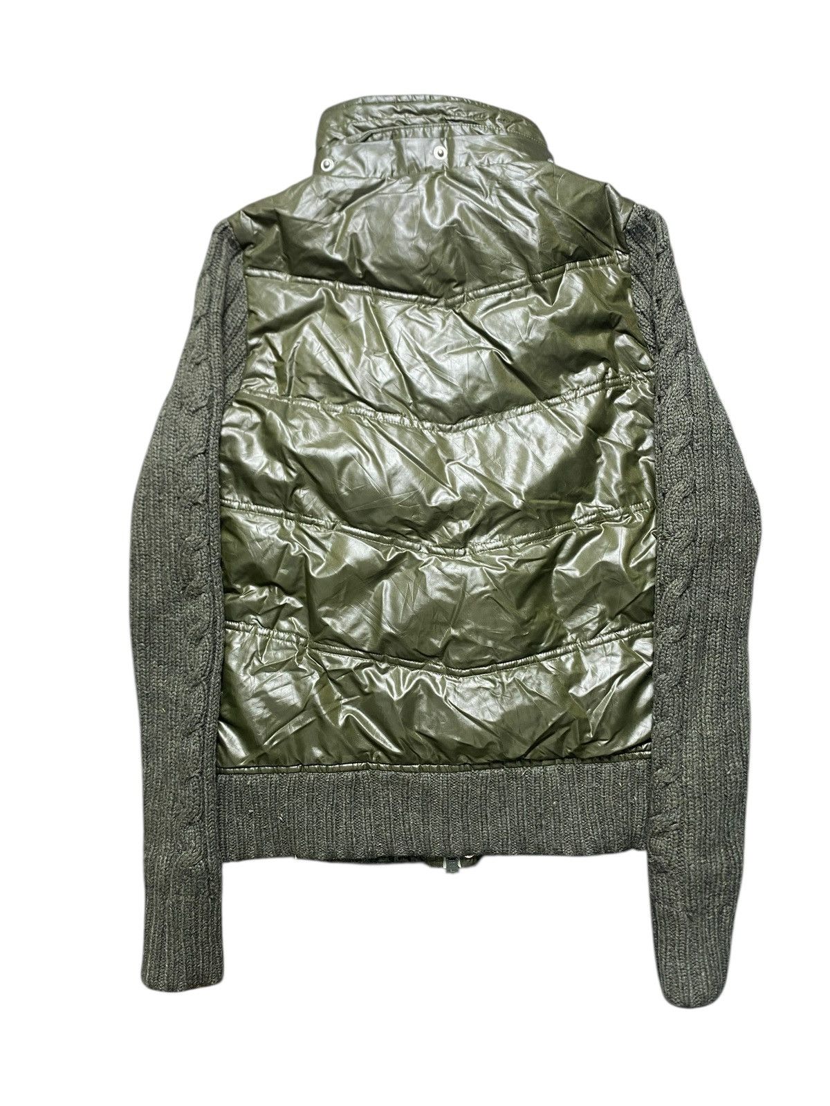 Japanese Brand VINTAGE RABBIT & CO LTD PUFFER KNIT ZIPPER JACKET GREEN ARMY Size US S / EU 44-46 / 1 - 11 Thumbnail