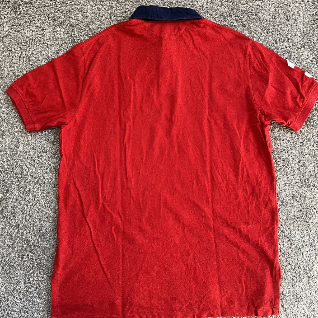 Polo Ralph Lauren 🔴Polo Ralph Lauren Shirt Size XL Big Pony Red Navy Blue Size US XL / EU 56 / 4 - 7 Thumbnail