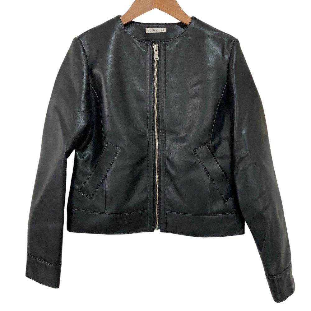 Other Other ESTNATION No Collar Zip Up Blouson Others Outerwear DUTY FREE for USA Size ONE SIZE - 1 Thumbnail