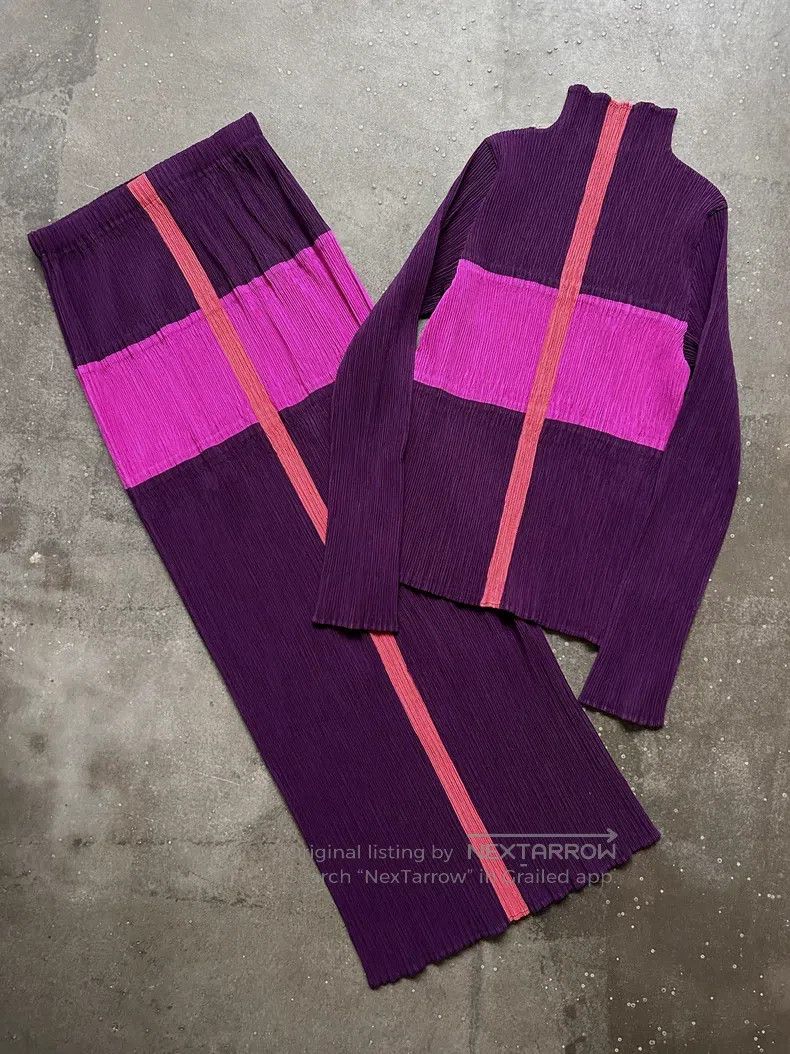 Issey Miyake Issey Miyake Purple Coat Size M / US 6-8 / IT 42-44 - 1 Thumbnail