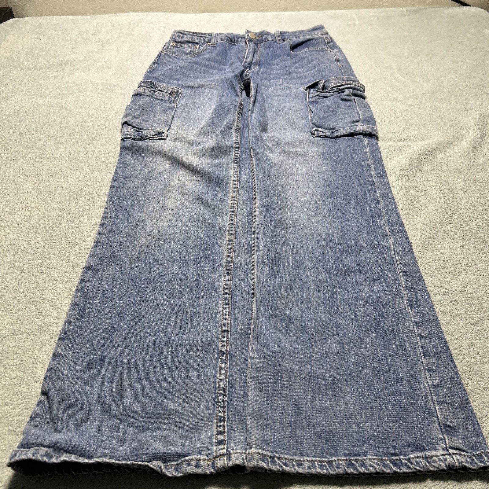 Gloria Vanderbilt Beyond Baggy Cargo Pants Women 6 29x29 Wide Hamilton Stretch Size 28" / US 6 / IT 42 - 1 Thumbnail