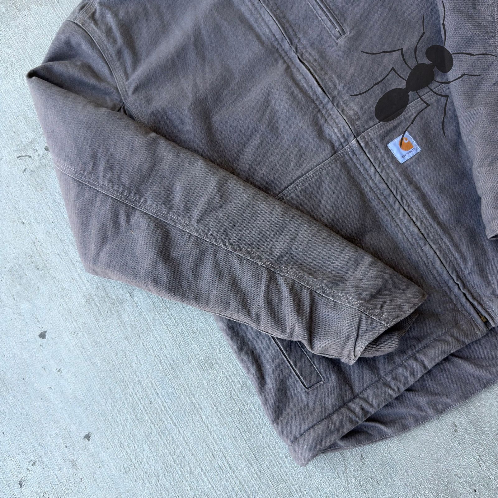 Carhartt × Vintage Carhartt gray coat work wear jacket Size US M / EU 48-50 / 2 - 2 Thumbnail