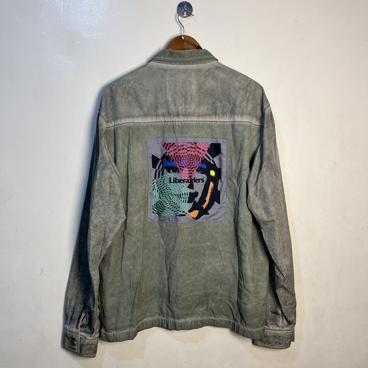 Liberaiders LIBERAIDERS SS20 PSYCHEDELIC BDU OLIVE JACKET Size US L / EU 52-54 / 3 - 16 Thumbnail