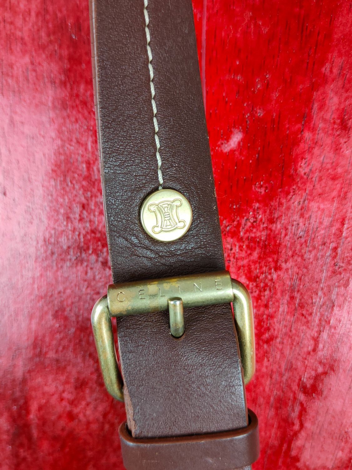 Celine Celine denim monogram vintage Shoulder hand Bag #SB035DLAL Size ONE SIZE - 5 Thumbnail