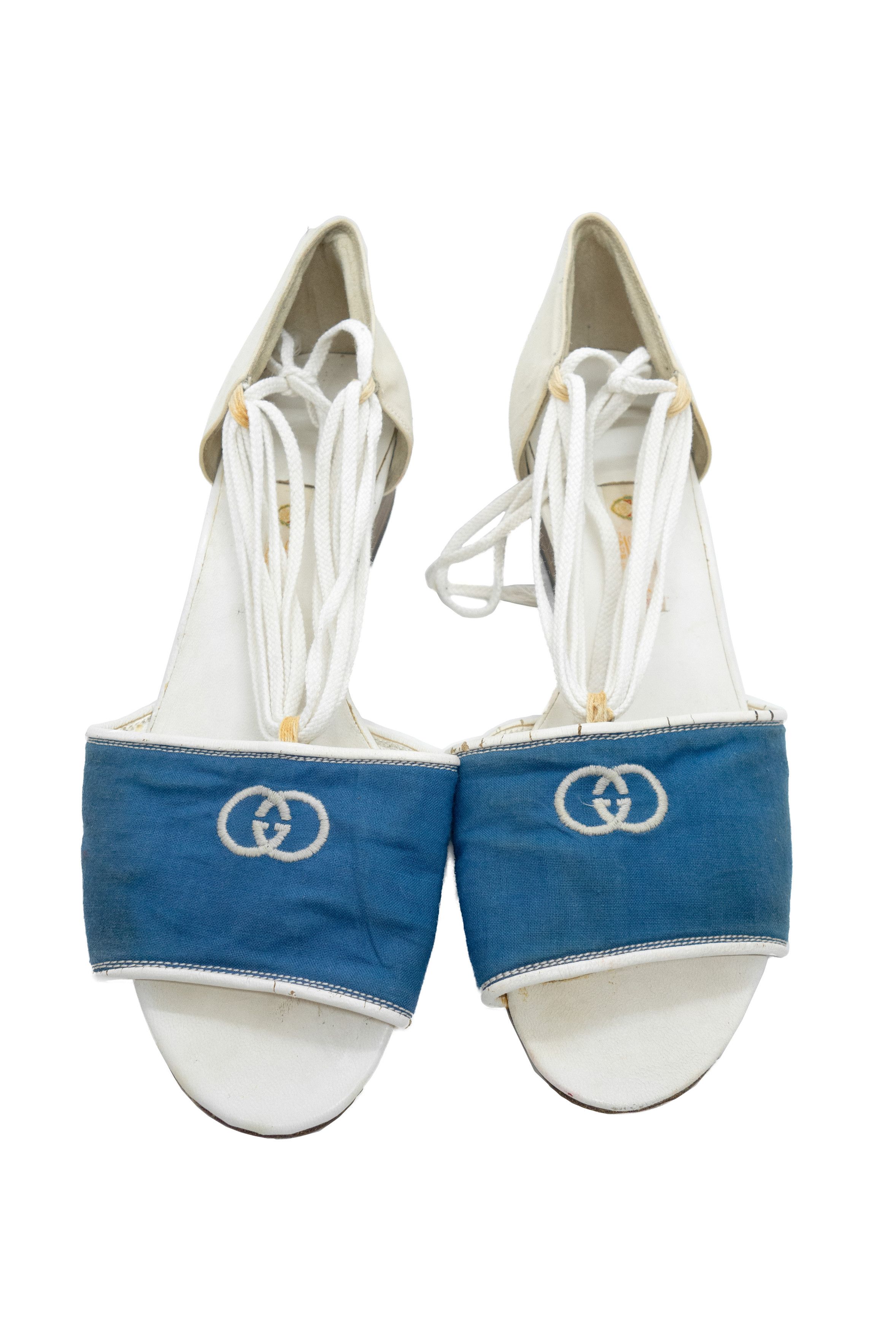 Gucci 80S GG Logo Flats Vintage Size US 7.5 / IT 37.5 - 1 Thumbnail