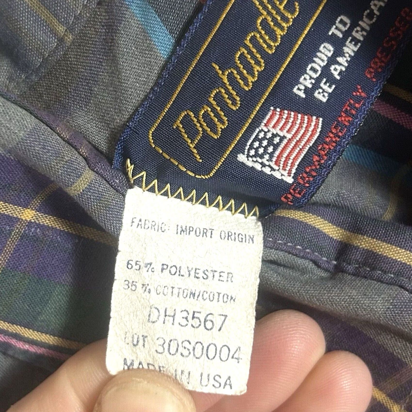 Vintage VINTAGE Panhandle Slim Button-Up Western Shirt Mens 14.5-32 Long Sleeve Plaid Gray Size US M / EU 48-50 / 2 - 4 Thumbnail