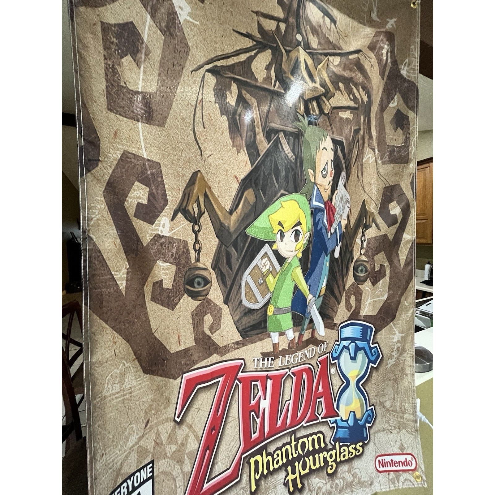 Nintendo Legend of Zelda Phantom Hourglass 5' Boxart Flag Nintendo DS Size ONE SIZE - 2 Thumbnail