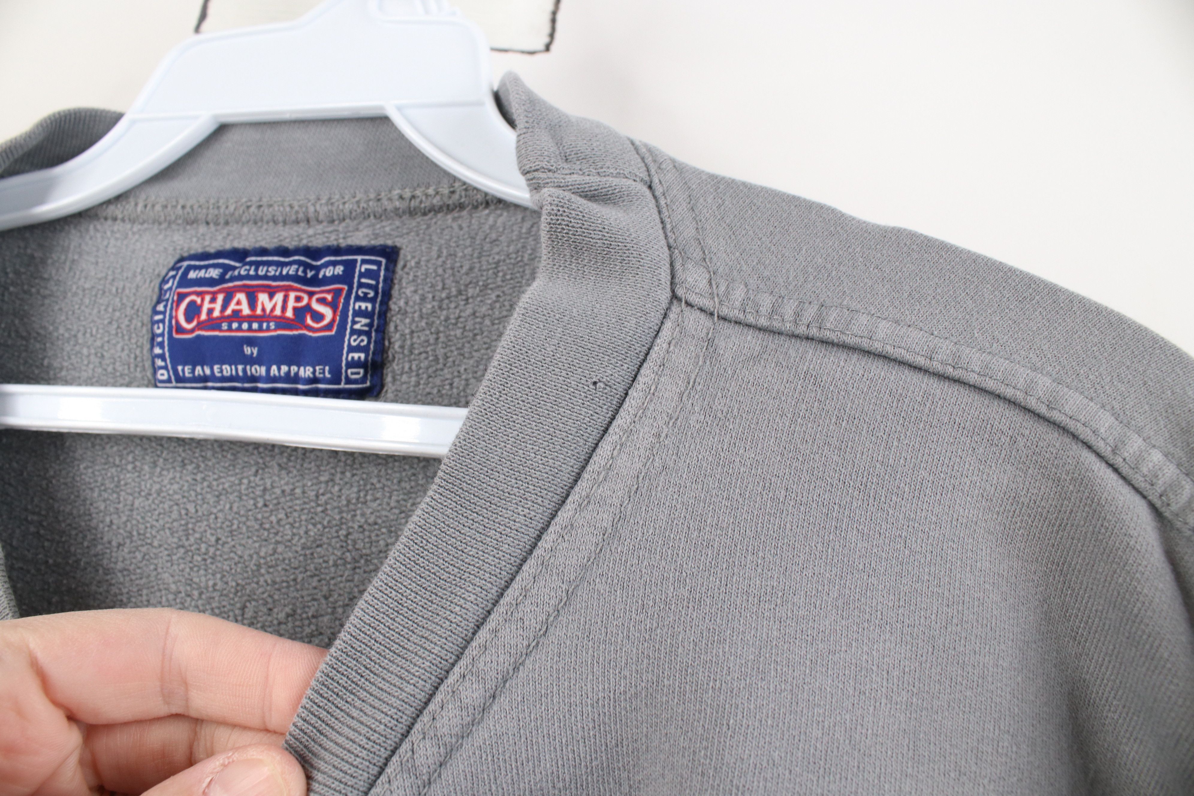 Vintage Vintage 90s Kansas State University Crewneck Sweatshirt Gray Size US XXL / EU 58 / 5 - 5 Thumbnail