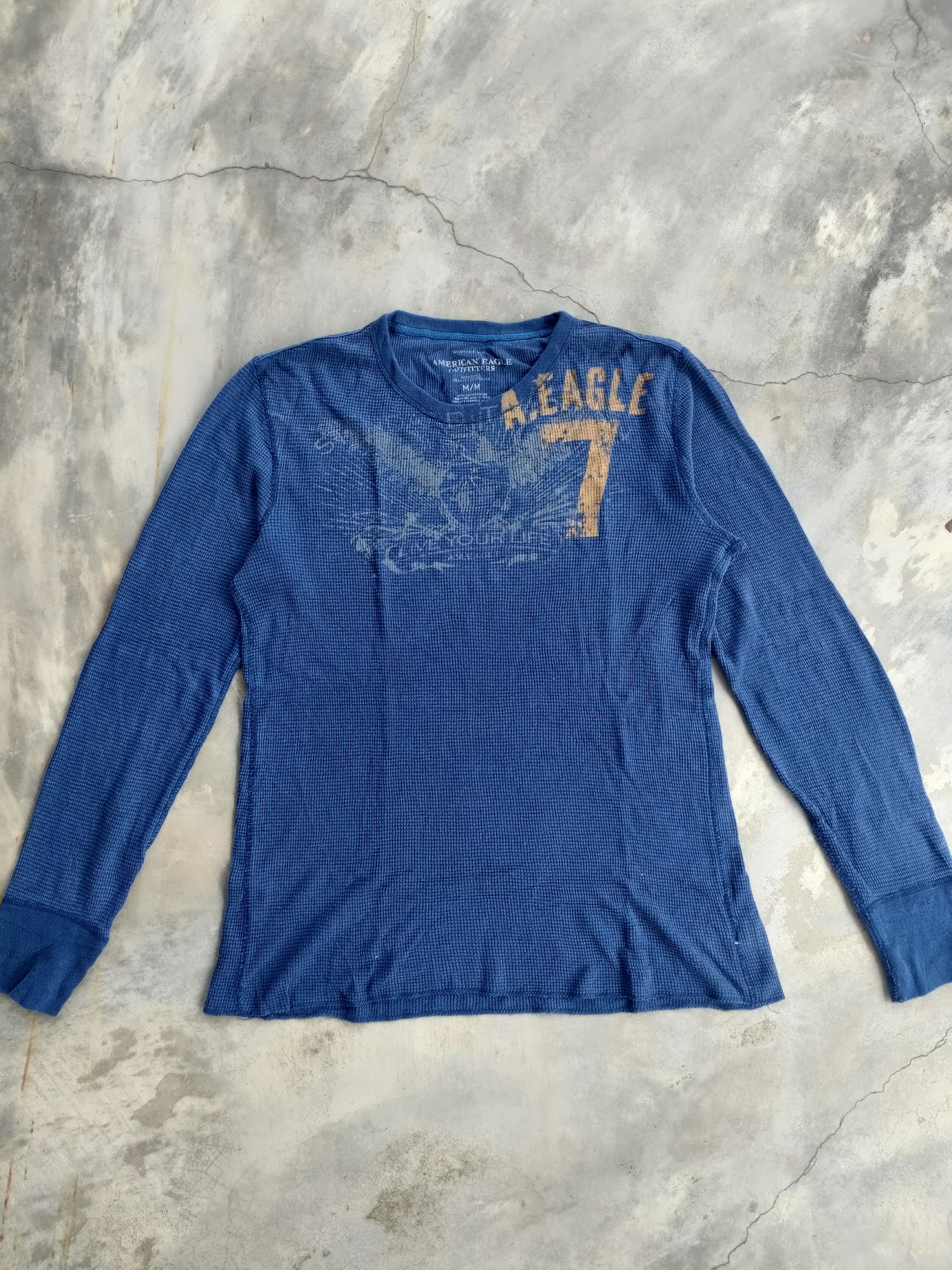 Japanese Brand Vintage Long Sleeve American Eagle Size US M / EU 48-50 / 2 - 1 Thumbnail