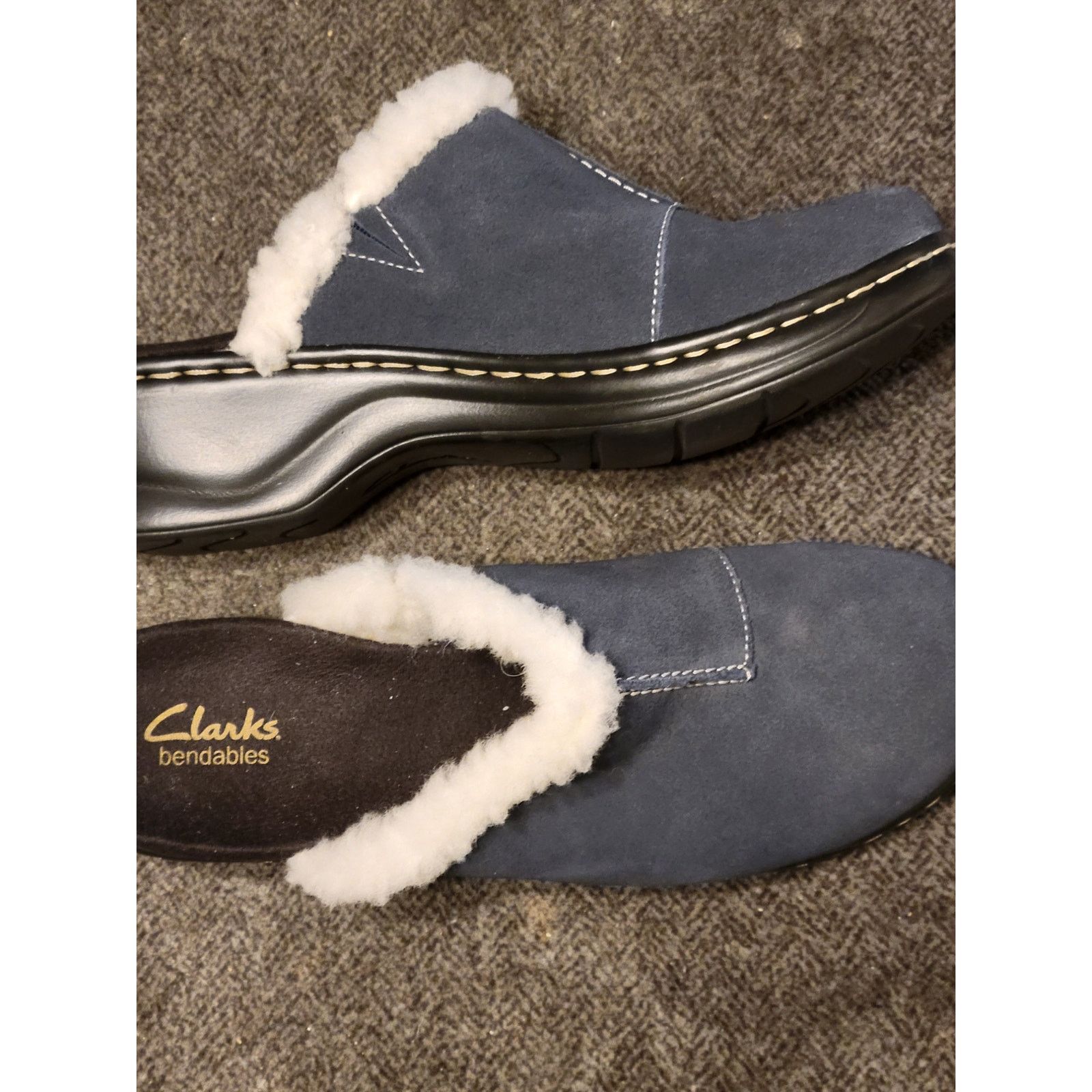 Clarks Clarks Bendables Slip-On Blue Slate 9M Size US 9 / EU 42 - 4 Thumbnail