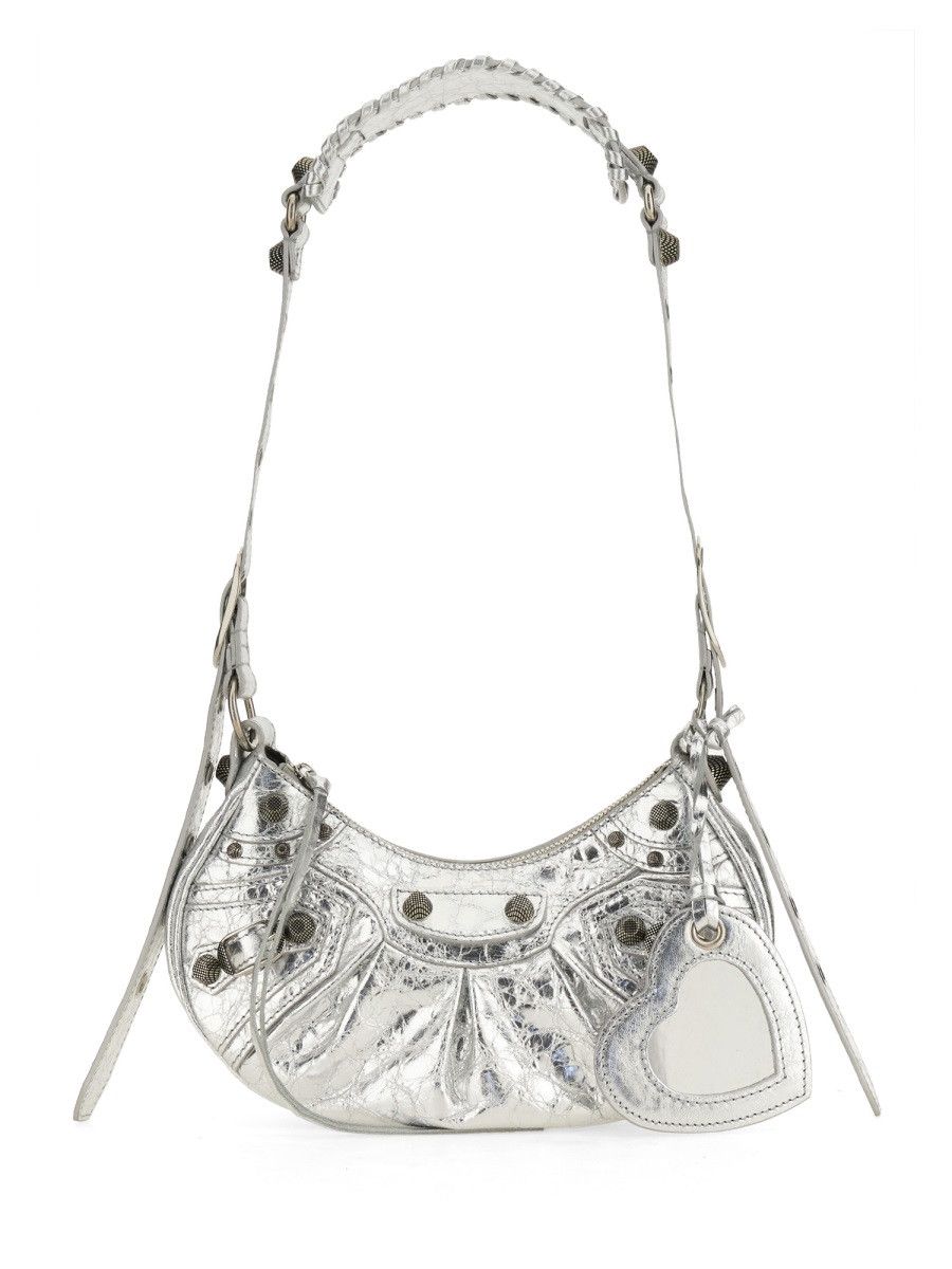 Balenciaga BALENCIAGA "LE CAGOLE XS" SHOULDER BAG - SILVER Size ONE SIZE - 1 Thumbnail