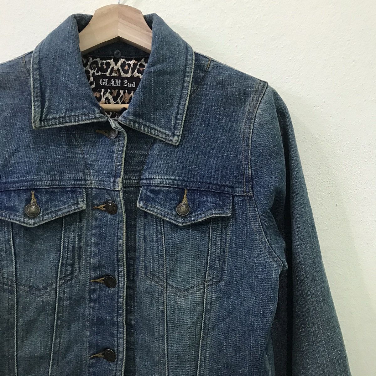 Japanese Brand Japanese Brand Glam 2nd Denim Jacket Size M / US 6-8 / IT 42-44 - 3 Thumbnail