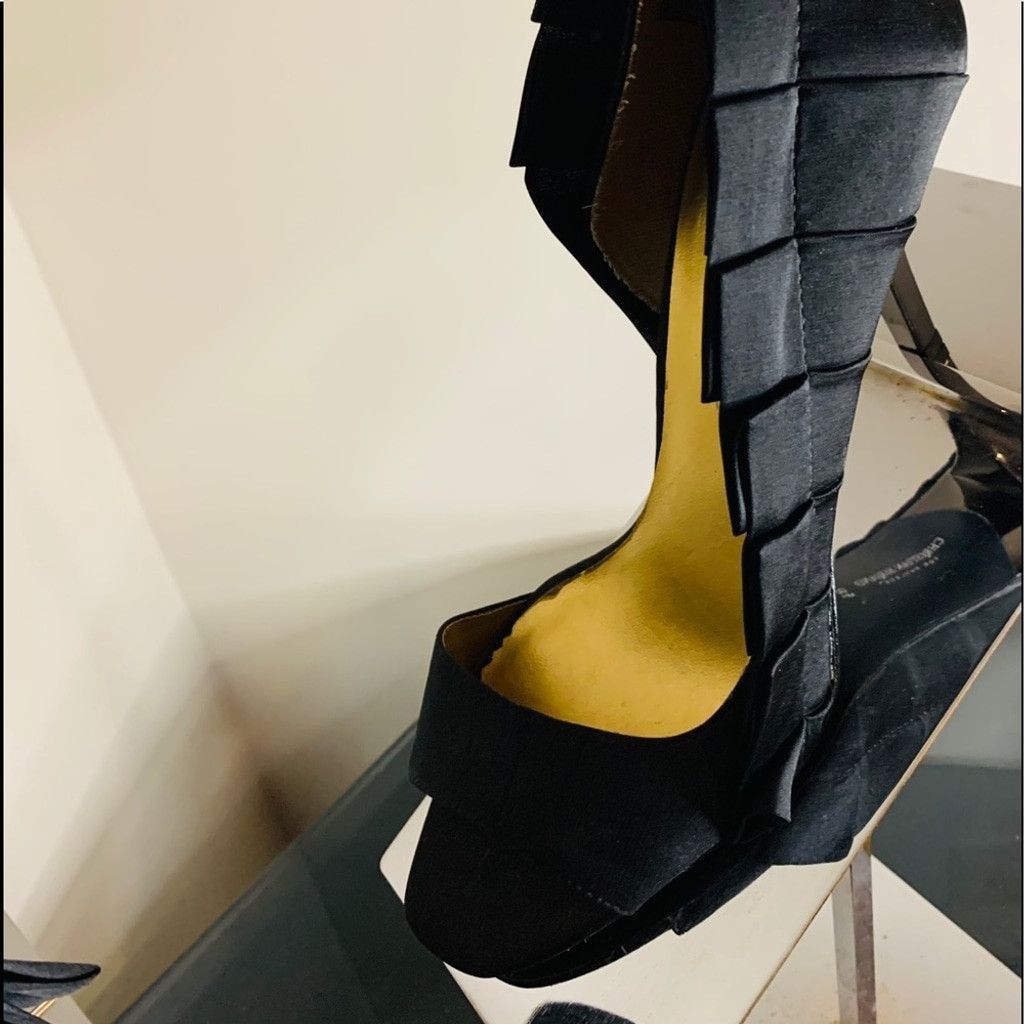 Other Christian Siriano Black Satin pumps size 8.5 Size US 8.5 / IT 38.5 - 5 Thumbnail