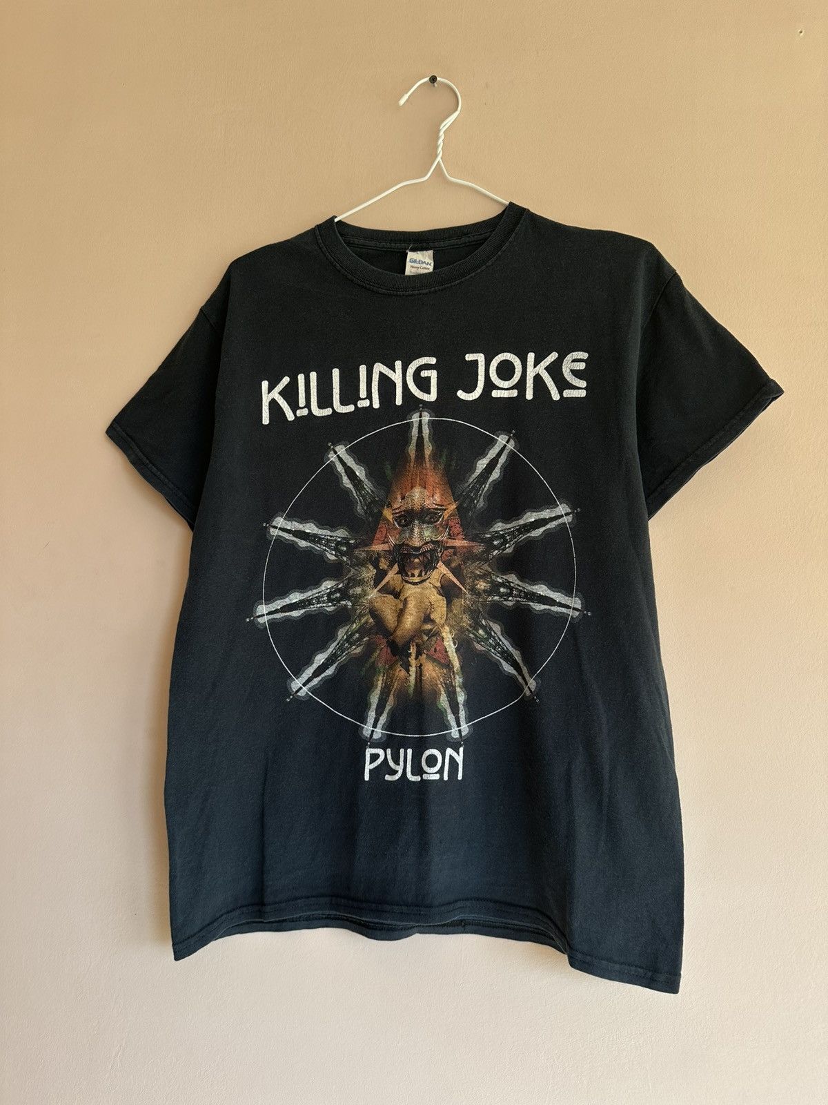 Band Tees Vintage Killing Joke Pylon Big Logo Black T-Shirt Size M Size US L / EU 52-54 / 3 - 3 Thumbnail