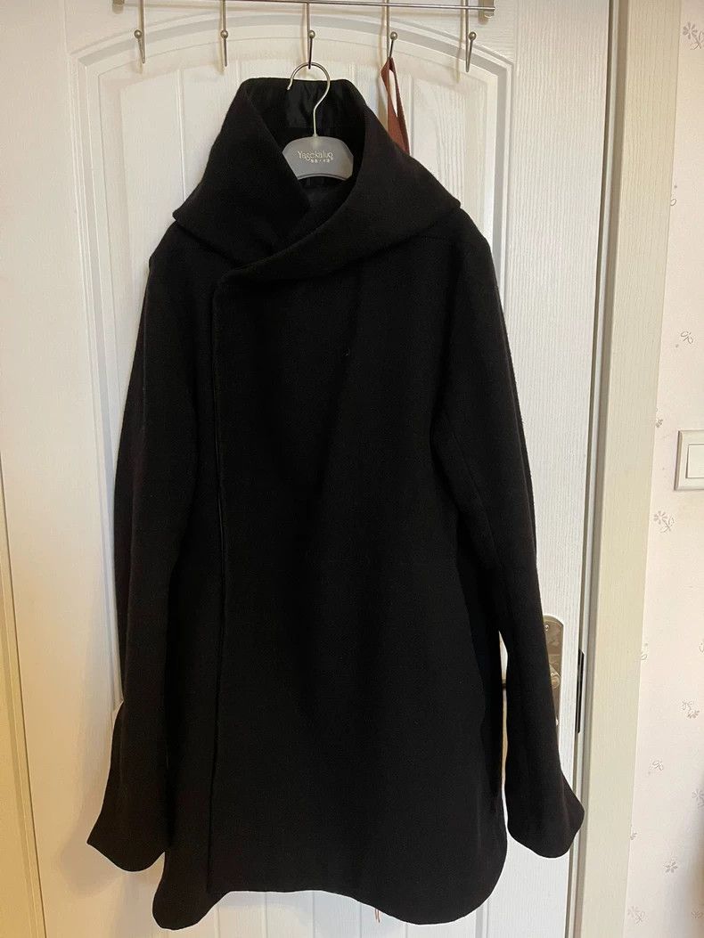 Rick Owens Rick Owens Wool Coat with Wizard Hat- DMC Size US L / EU 52-54 / 3 - 1 Thumbnail